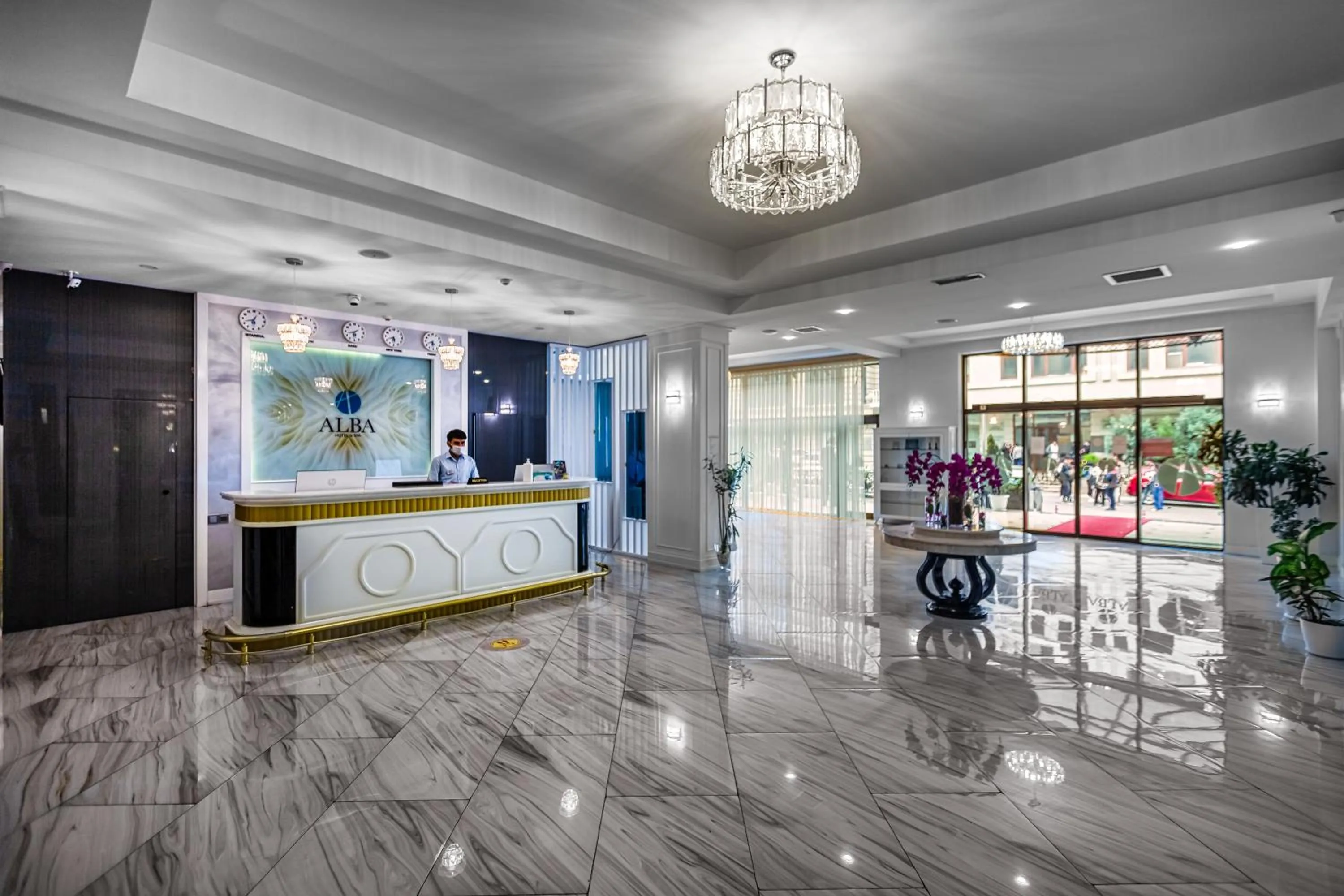 Lobby or reception in ALBA HOTEL & SPA