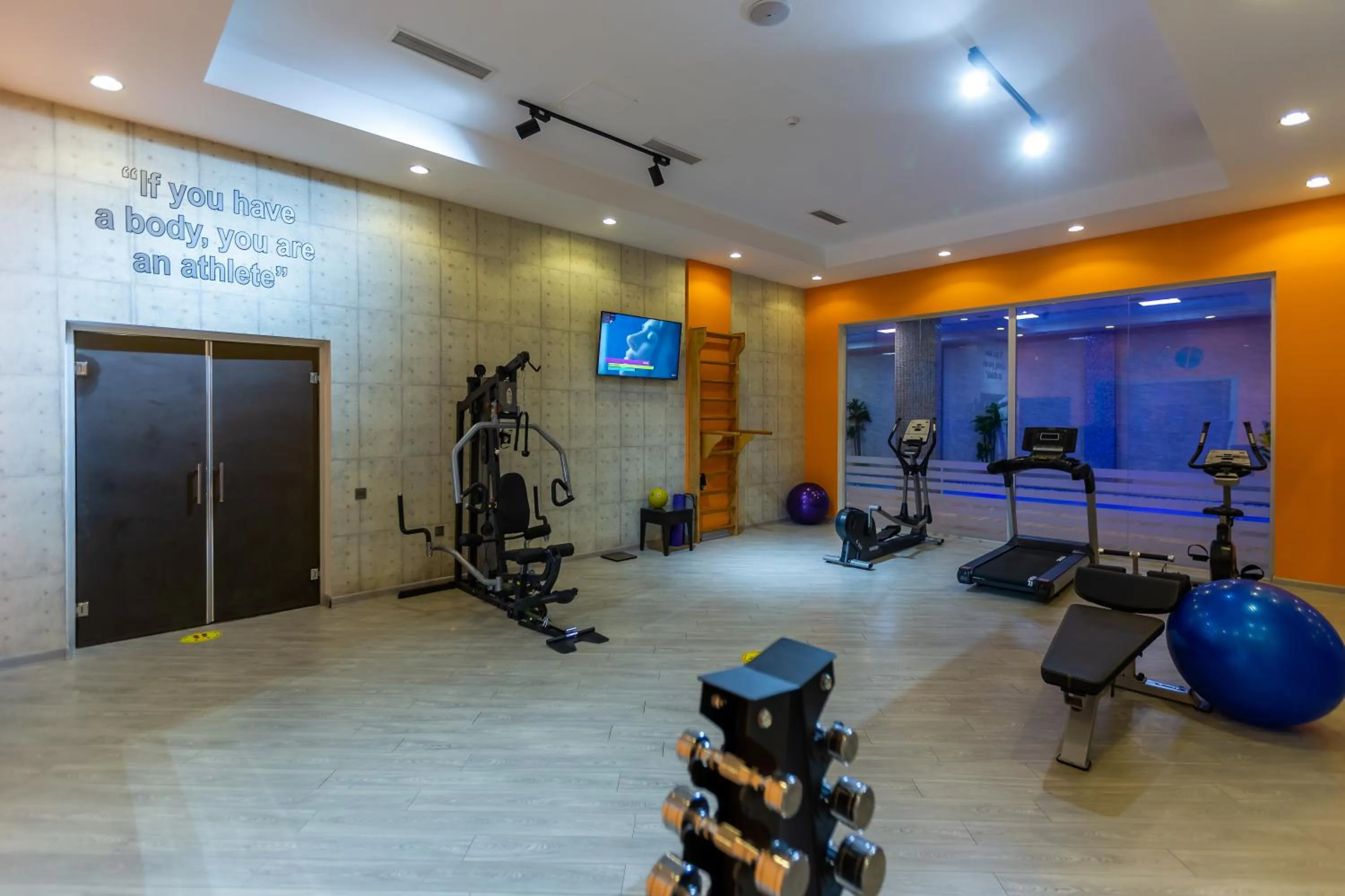 Fitness centre/facilities in ALBA HOTEL & SPA