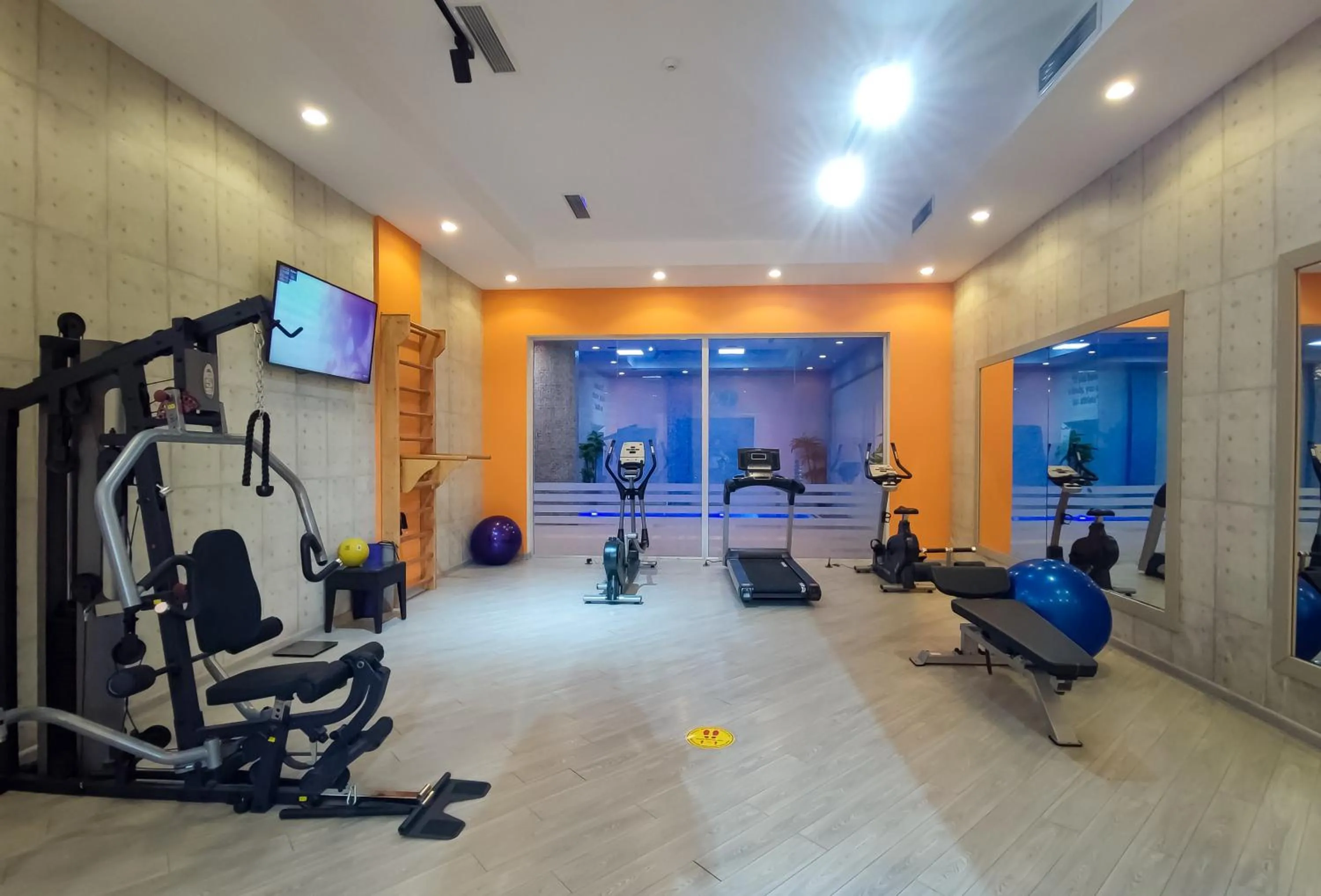 Fitness centre/facilities in ALBA HOTEL & SPA