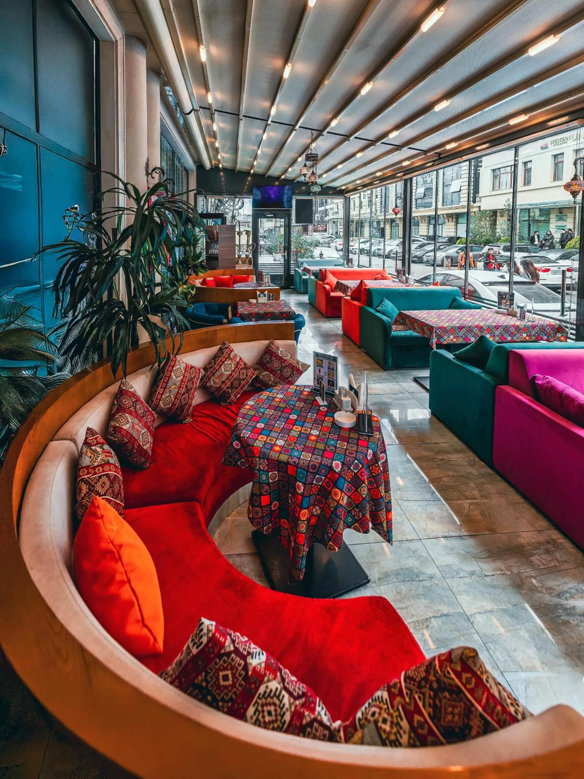 Communal lounge/ TV room in ALBA HOTEL & SPA