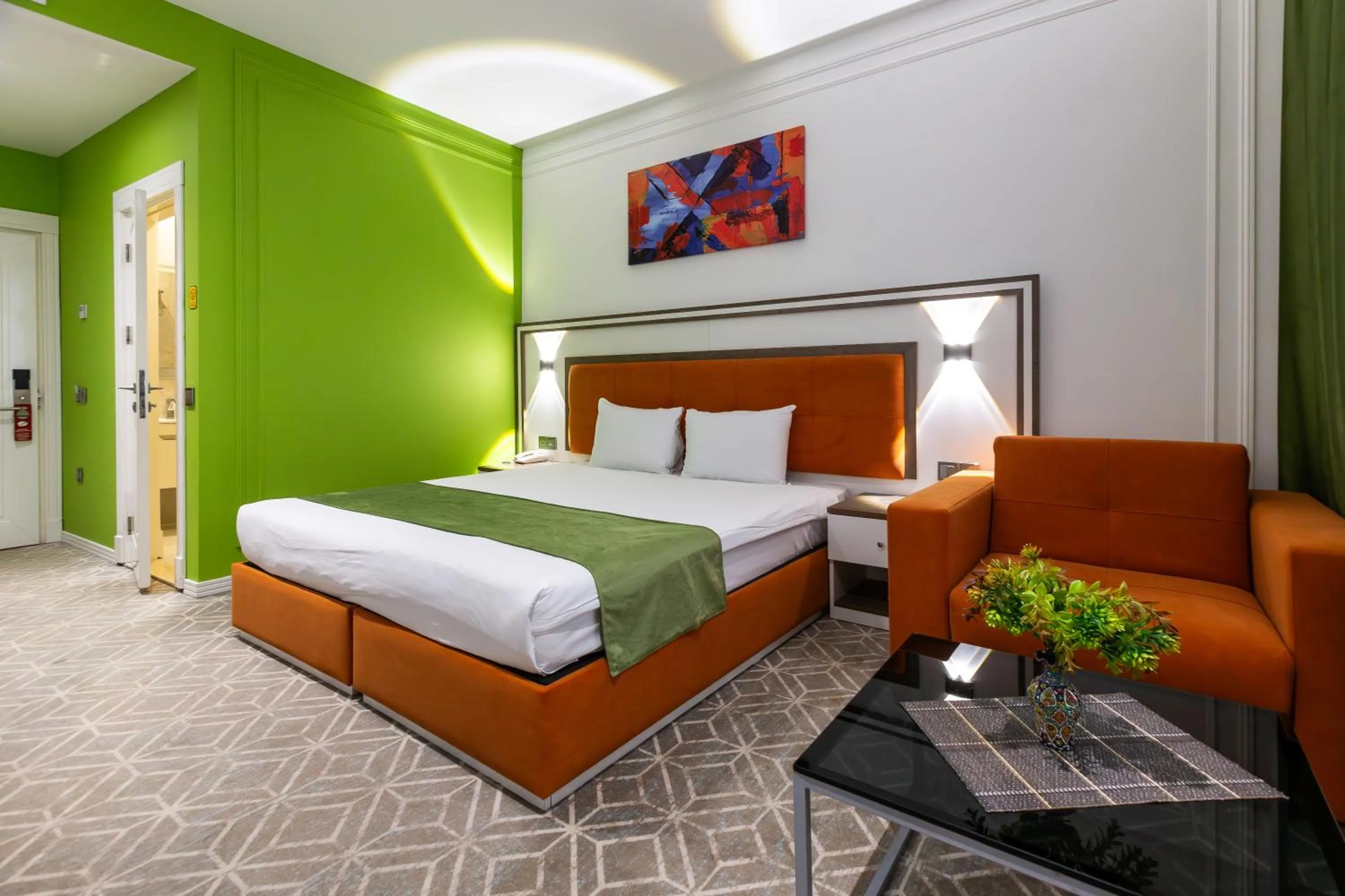 Bed in ALBA HOTEL & SPA