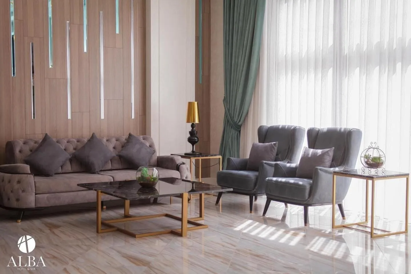 Lounge or bar in ALBA HOTEL & SPA