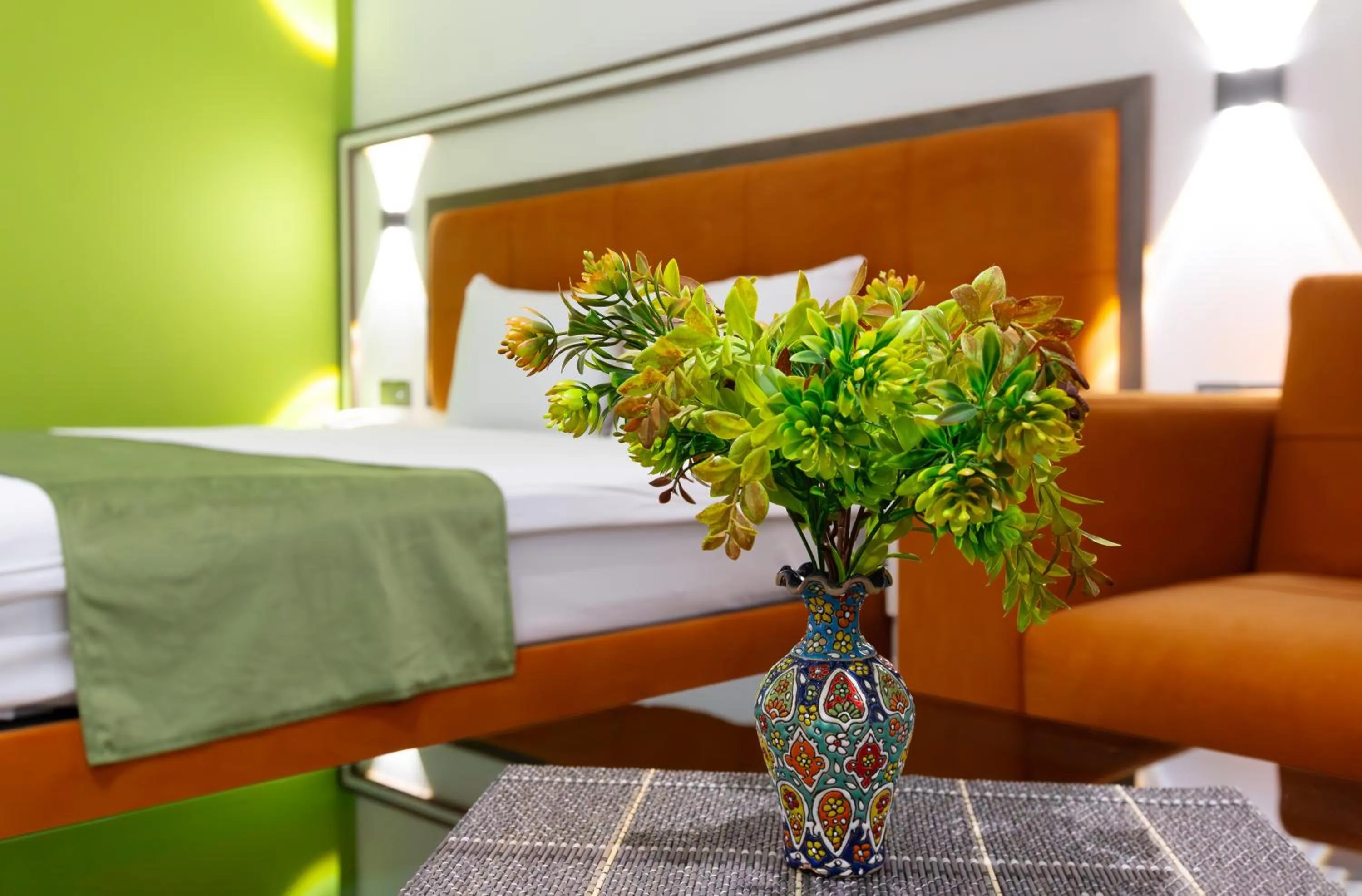 Bed in ALBA HOTEL & SPA