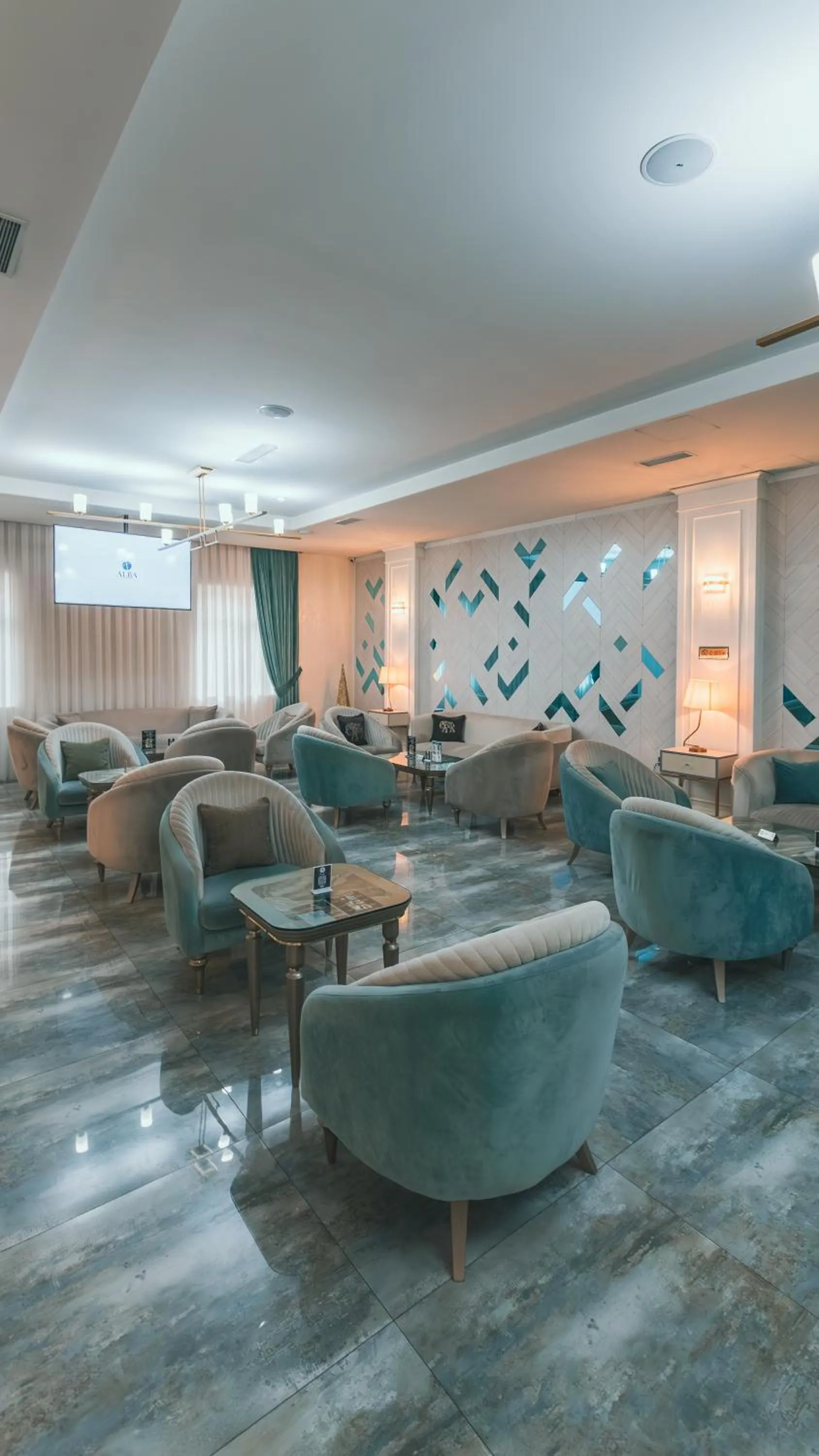 Living room in ALBA HOTEL & SPA