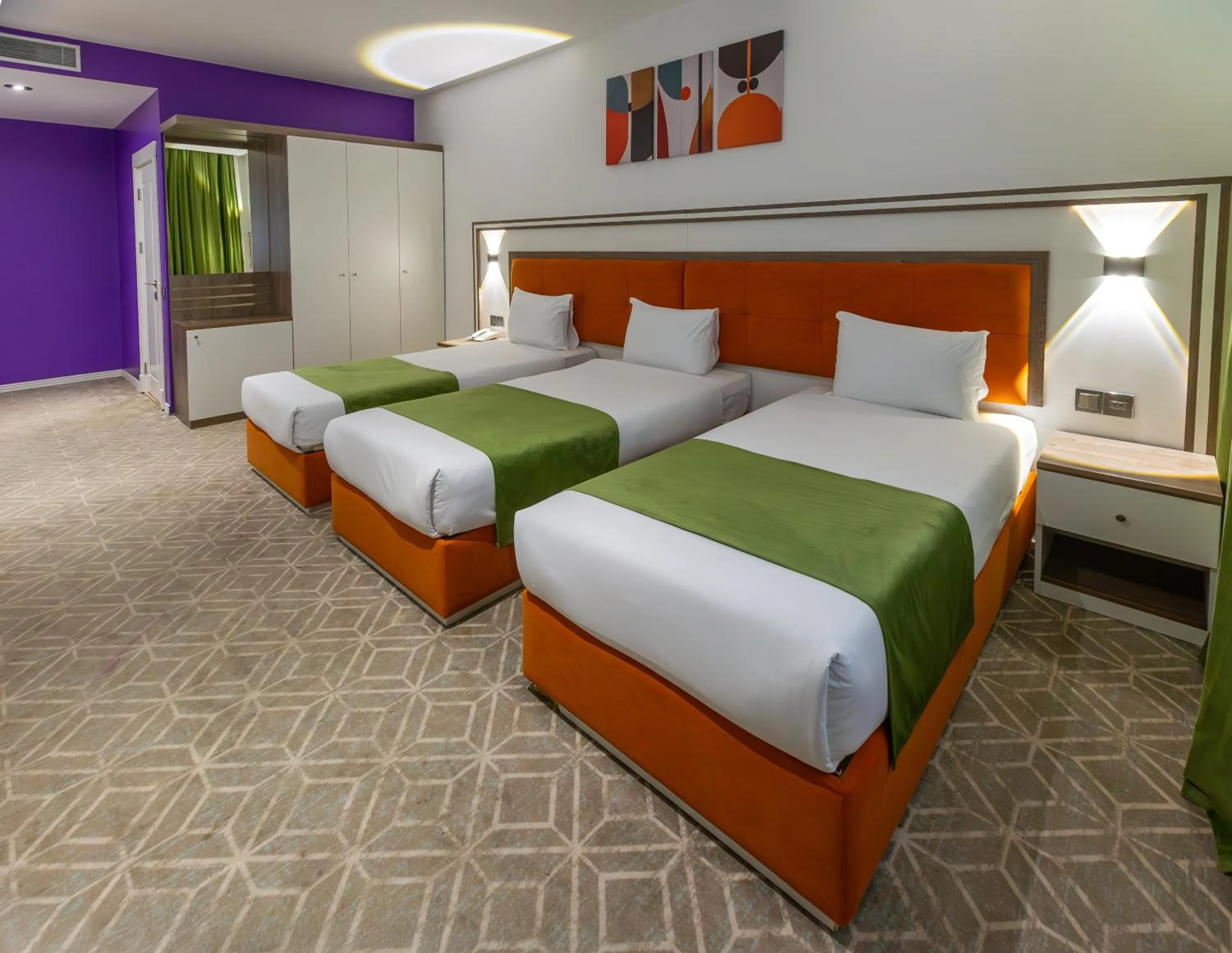 Bed in ALBA HOTEL & SPA