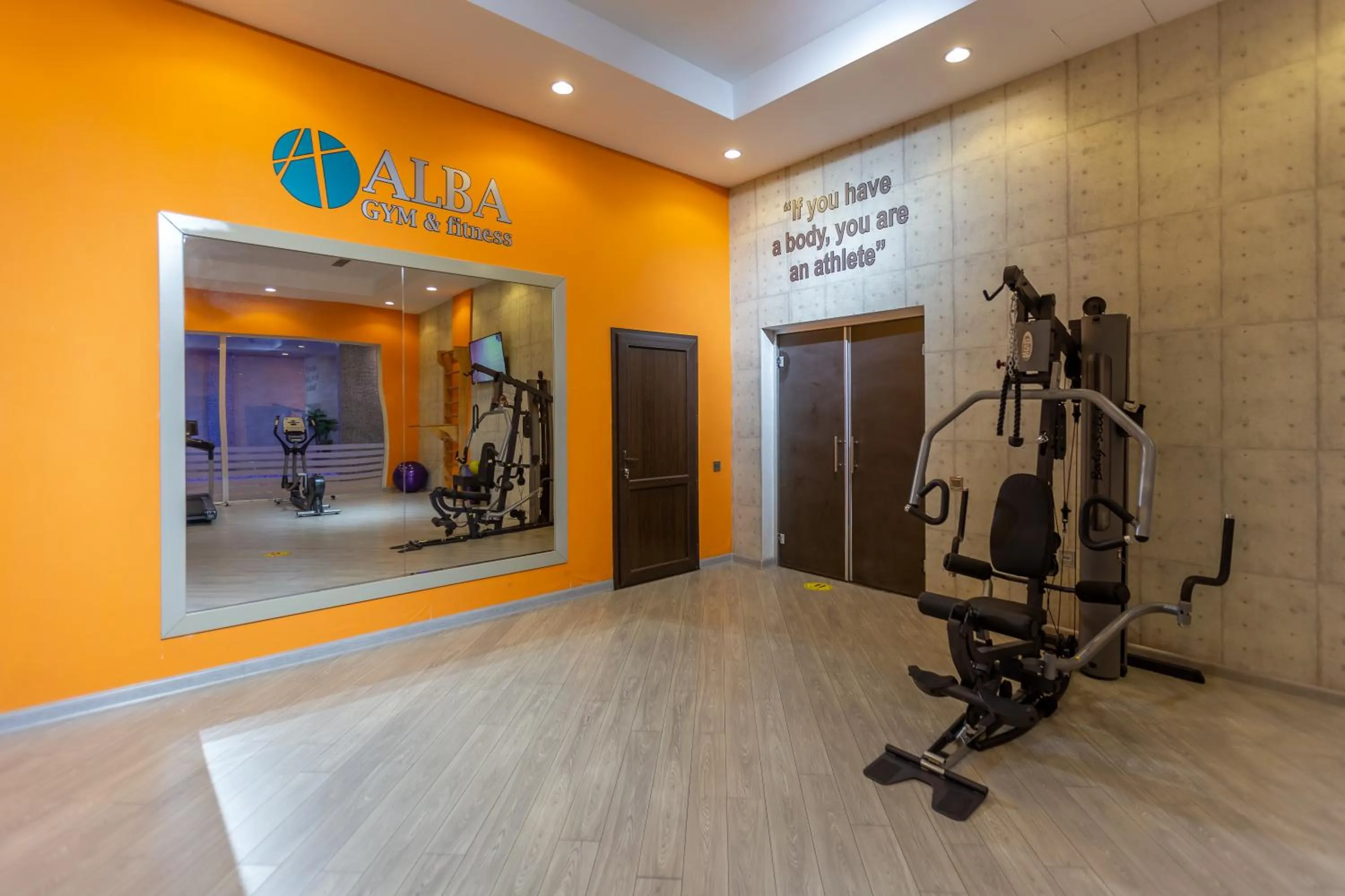 Fitness centre/facilities in ALBA HOTEL & SPA