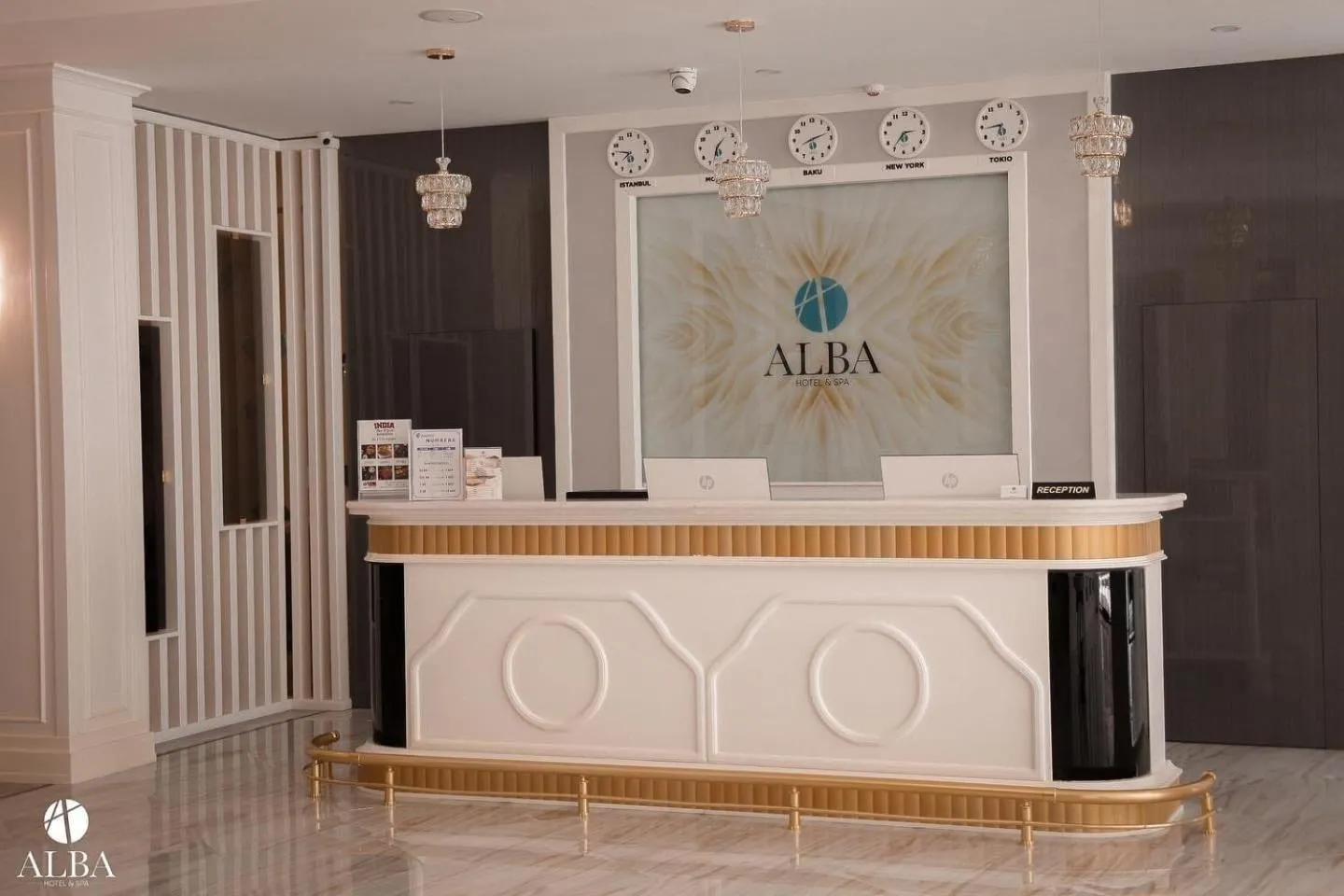 Lobby or reception in ALBA HOTEL & SPA