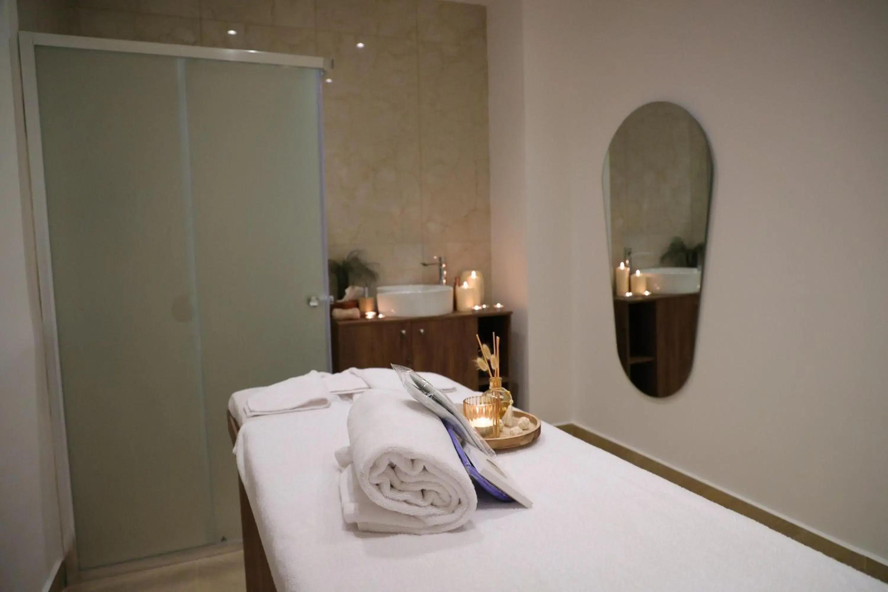 Bed in Riviera Hotel and Beach Lounge, Beirut Bed in Riviera Hotel and Beach Lounge, Beirut