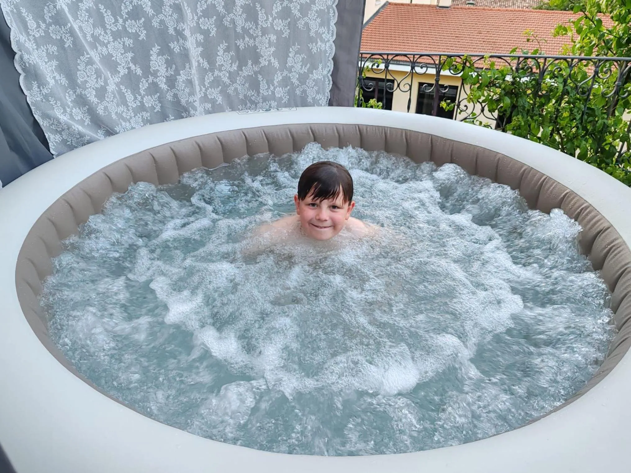 Hot Tub in The Queen Tower