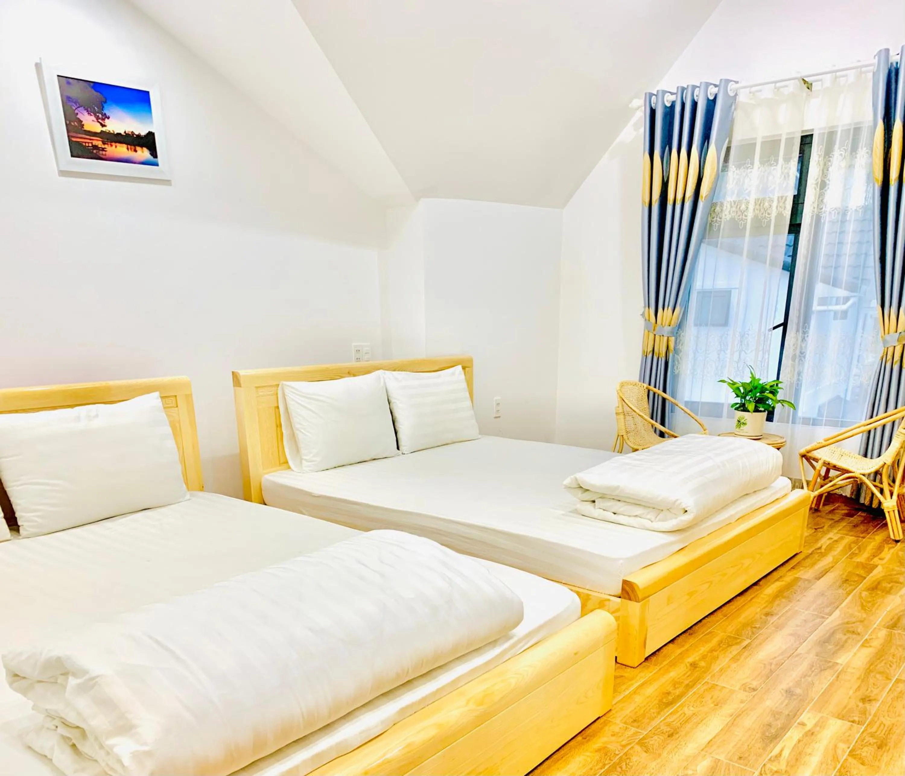 Bed in Family Homestay Dalat Casa