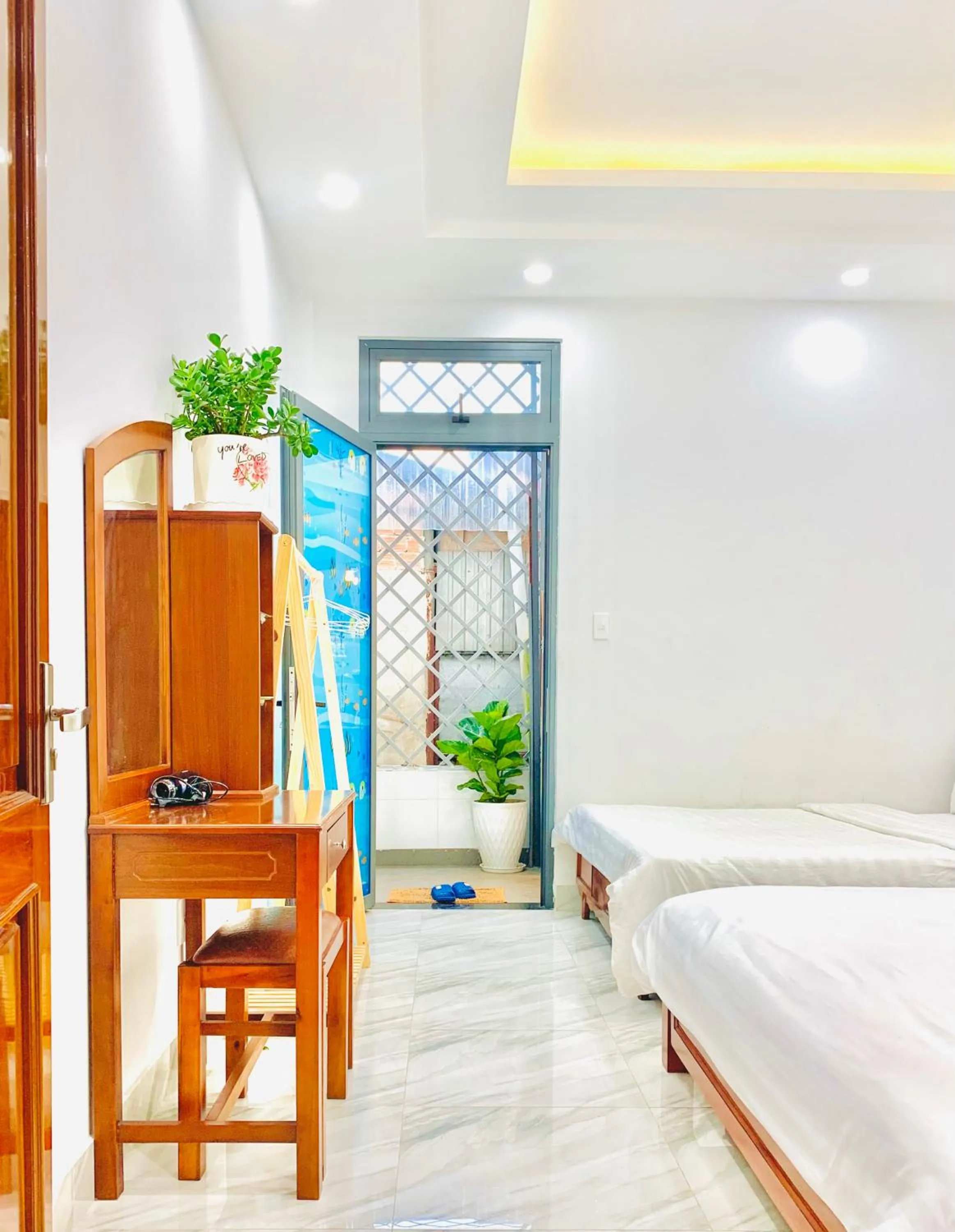 Bed in Family Homestay Dalat Casa