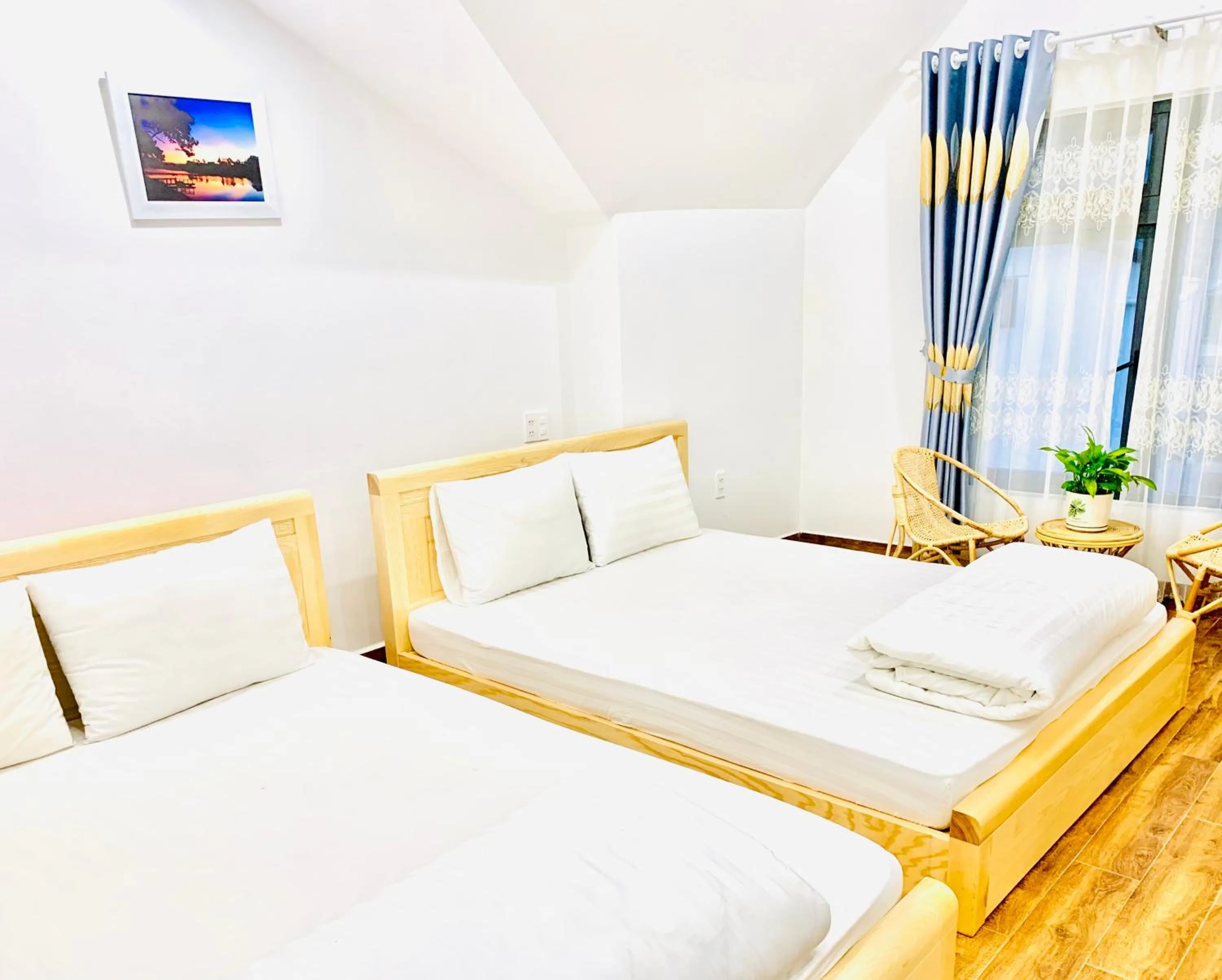 Bed in Family Homestay Dalat Casa