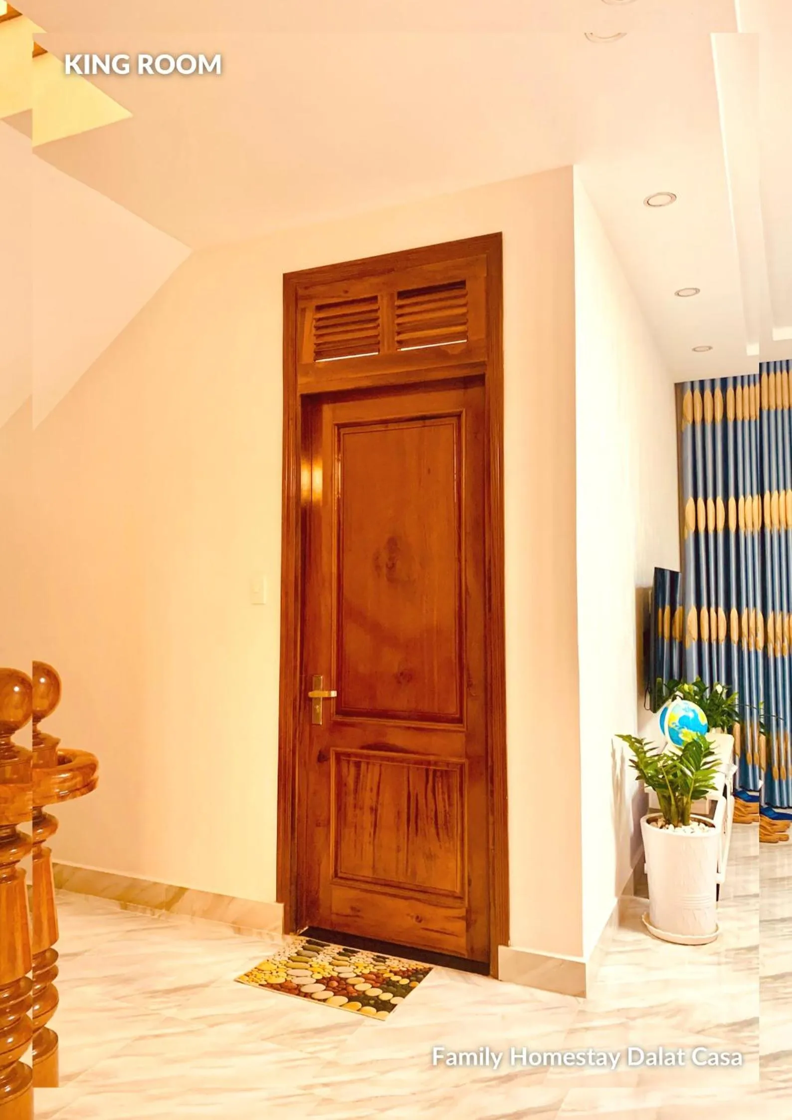 Decorative detail in Family Homestay Dalat Casa