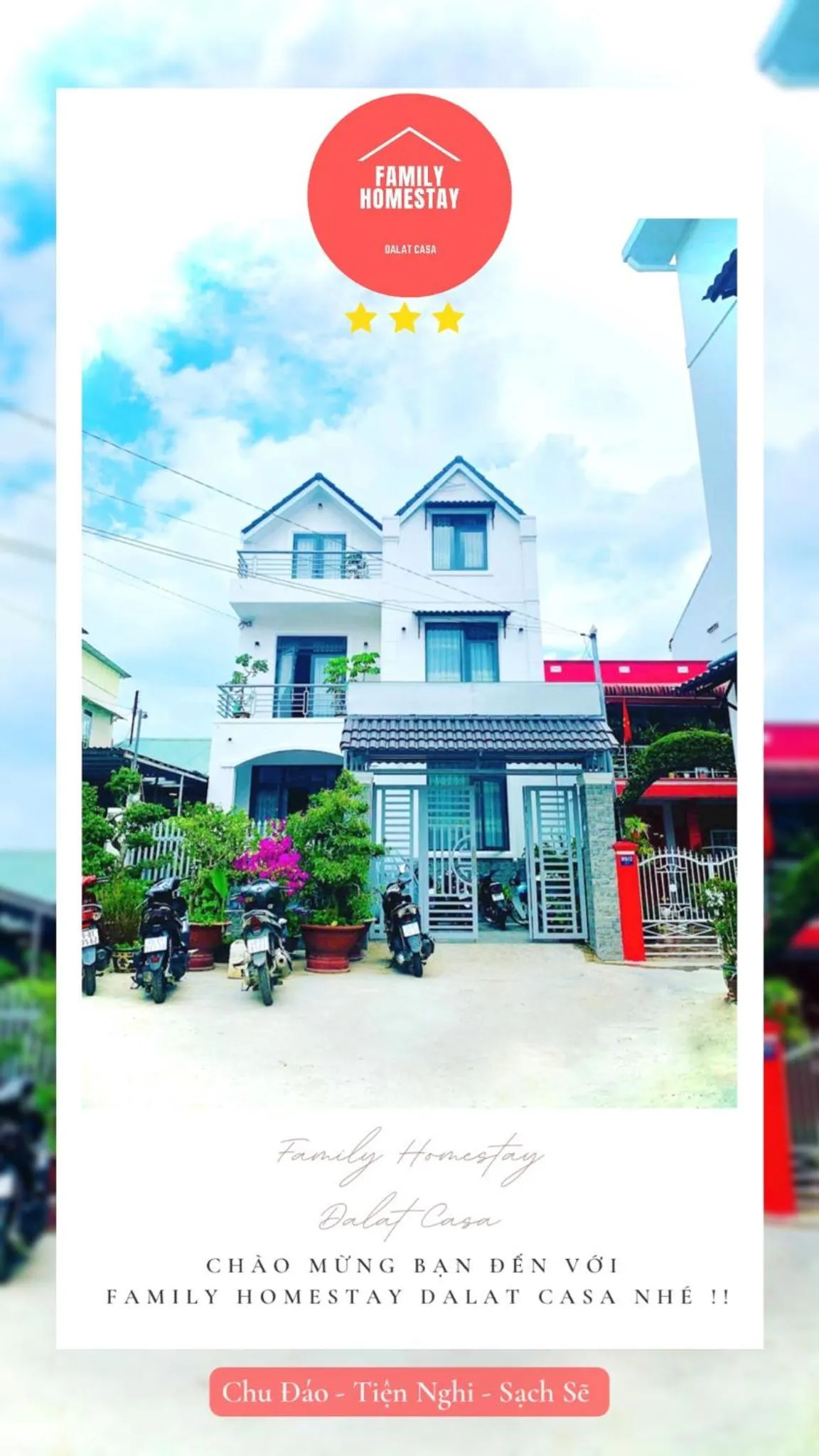 Property building in Family Homestay Dalat Casa