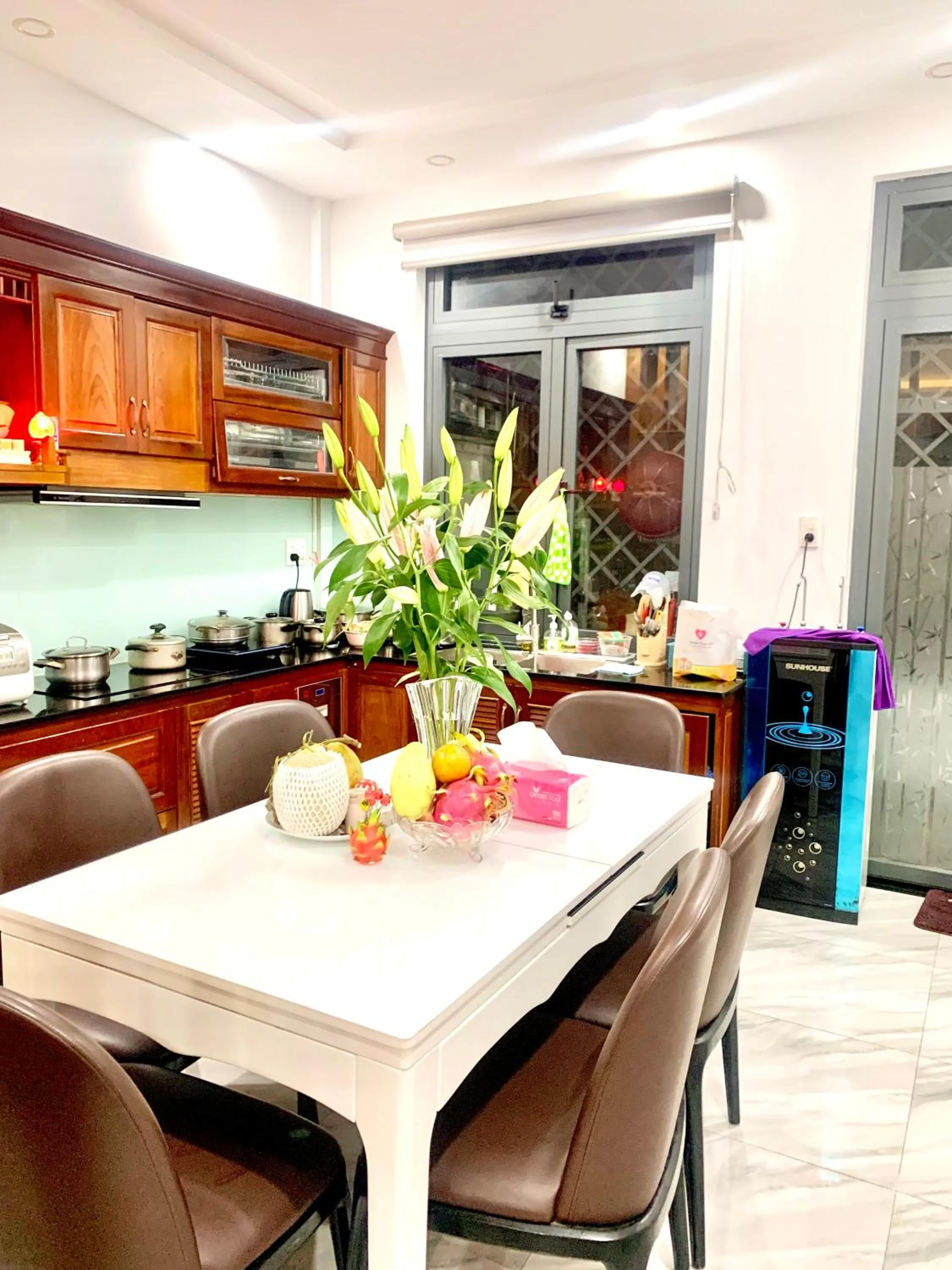 Kitchen or kitchenette in Family Homestay Dalat Casa