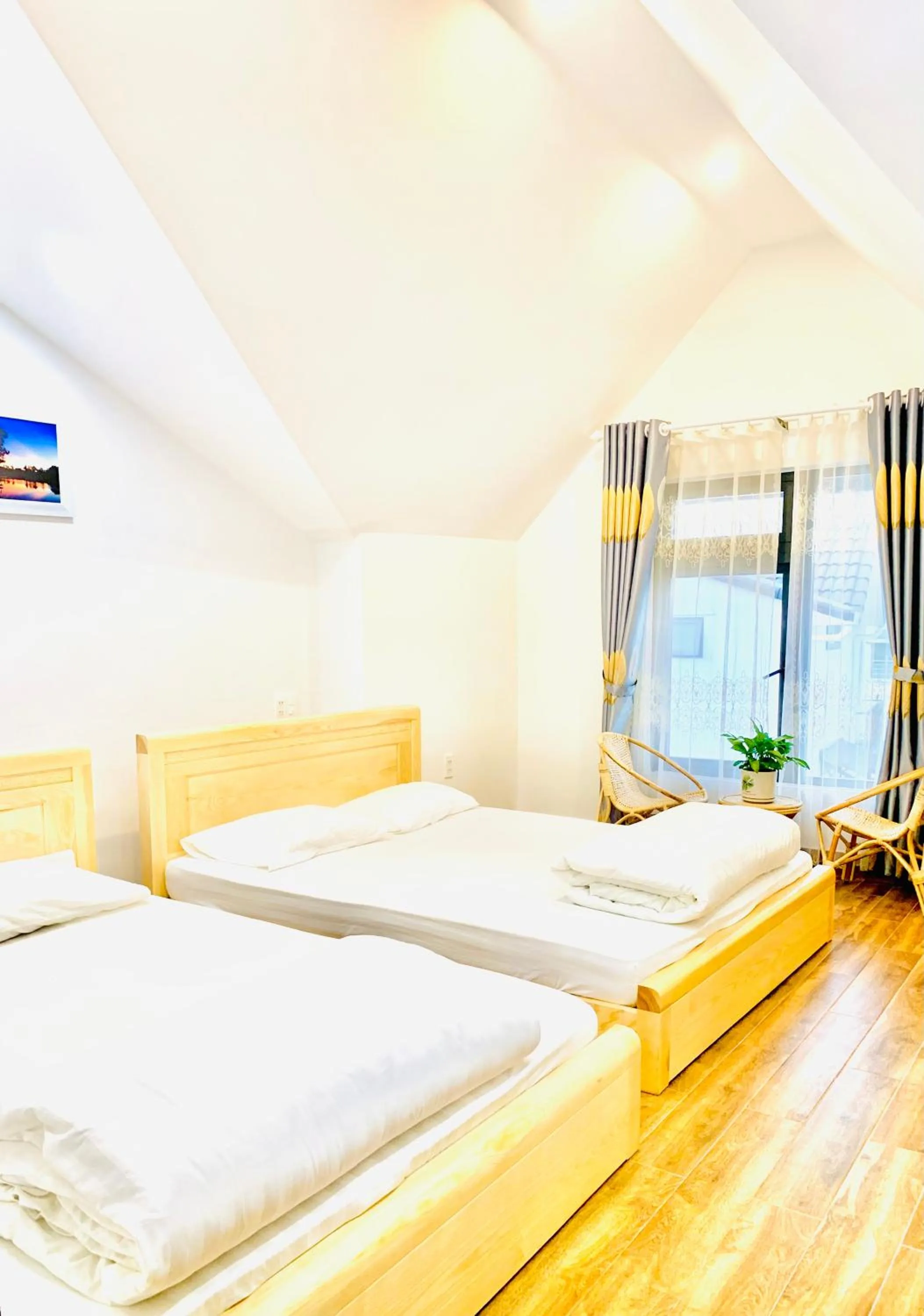 Bed in Family Homestay Dalat Casa