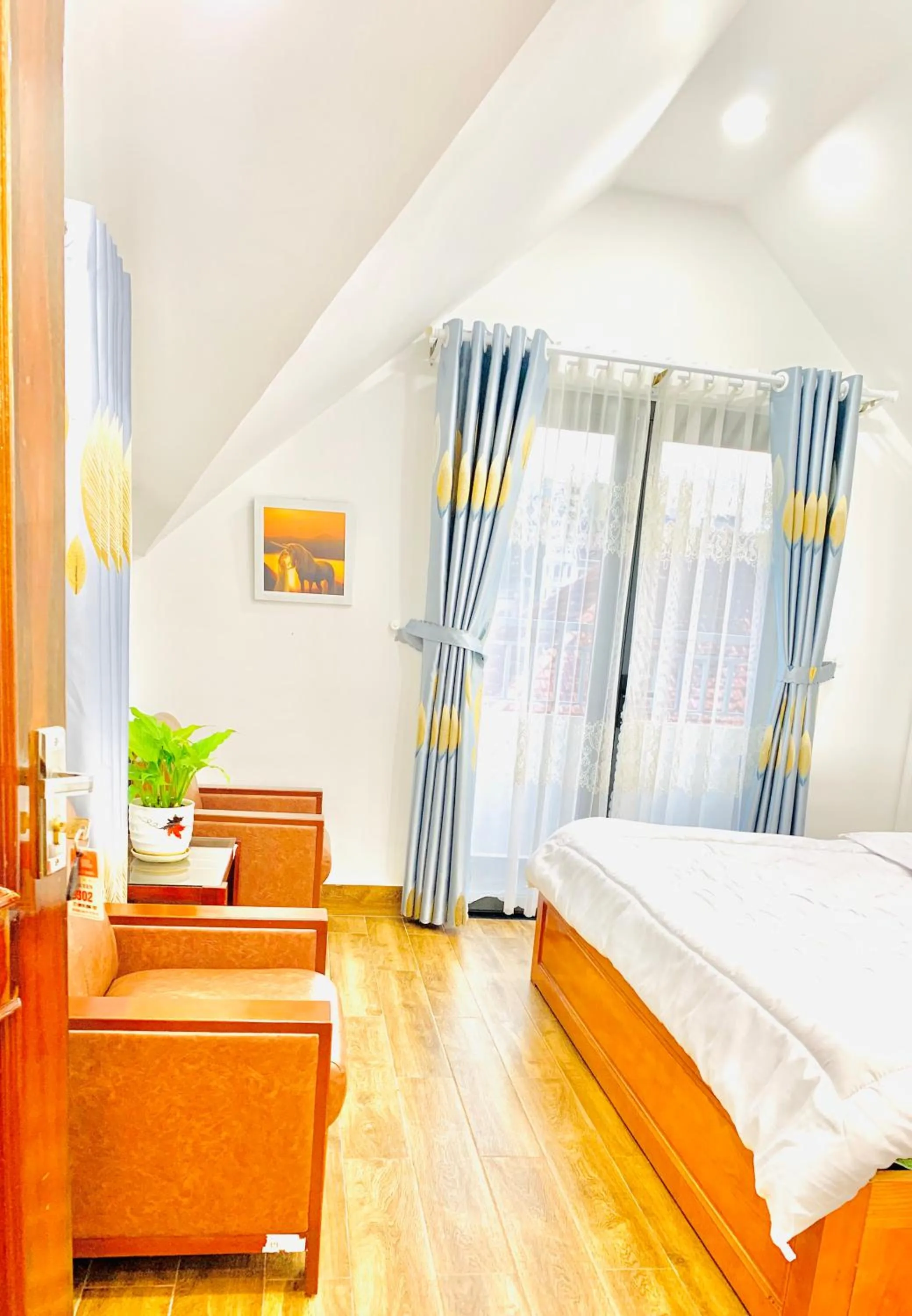 Bed in Family Homestay Dalat Casa