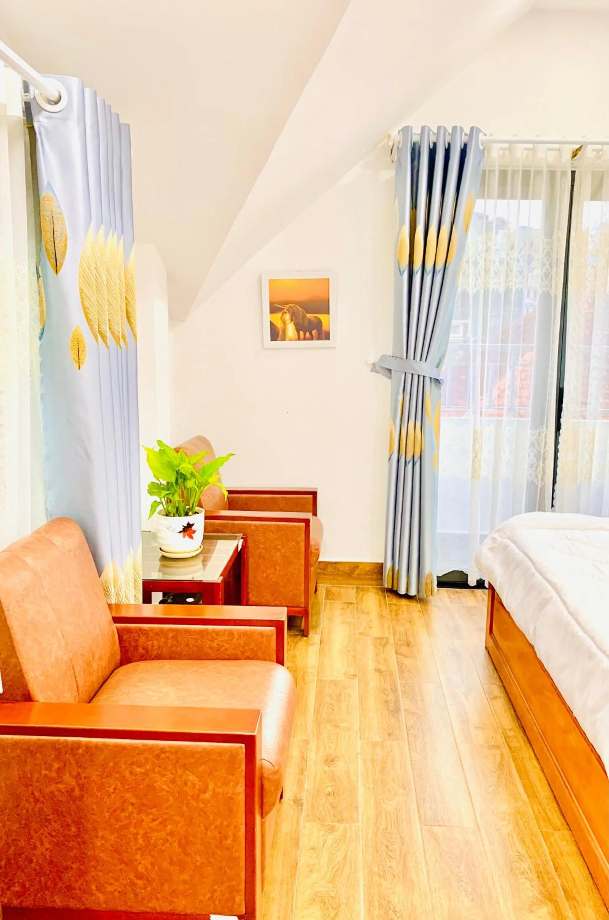 Bed in Family Homestay Dalat Casa