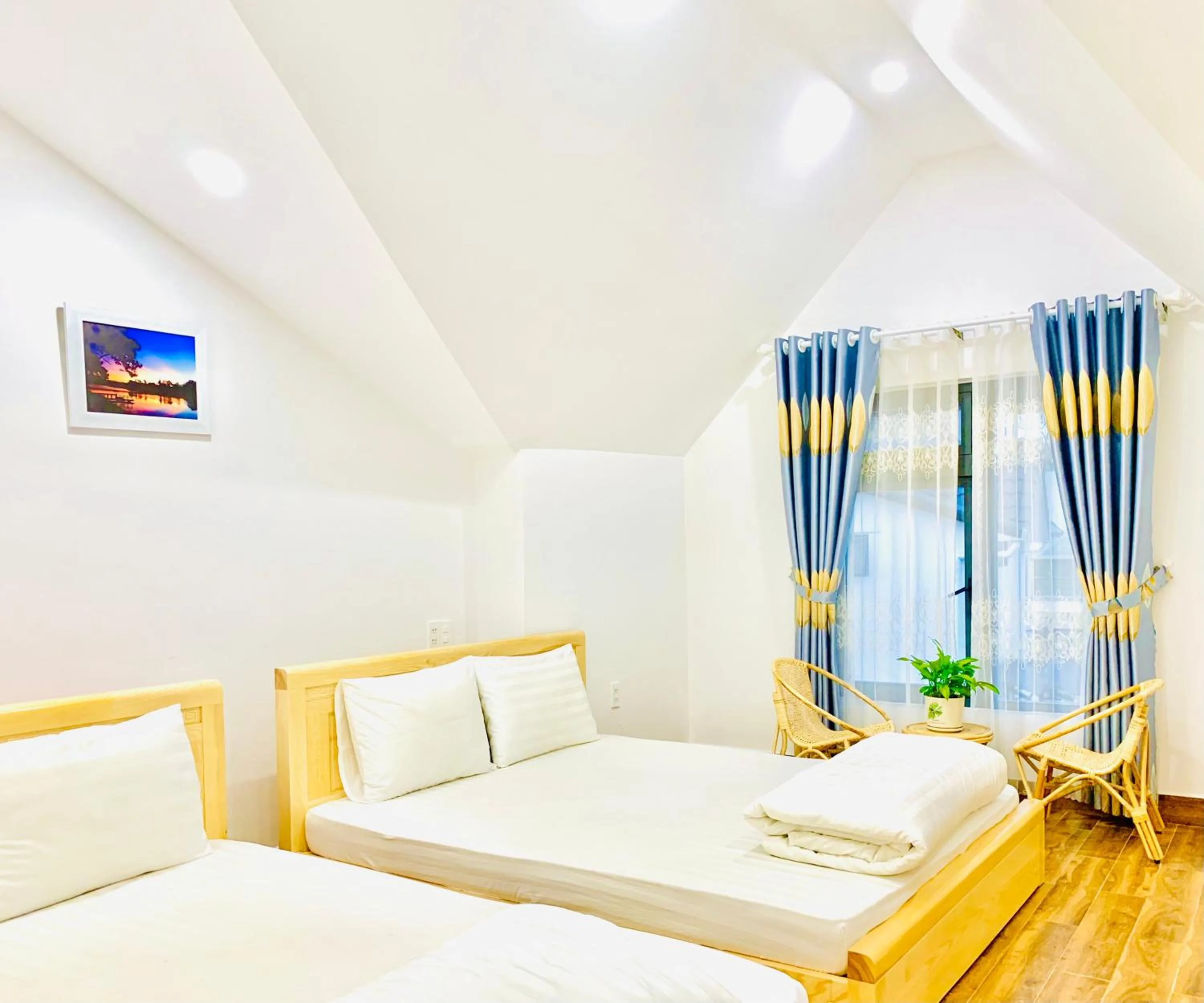 Bed in Family Homestay Dalat Casa