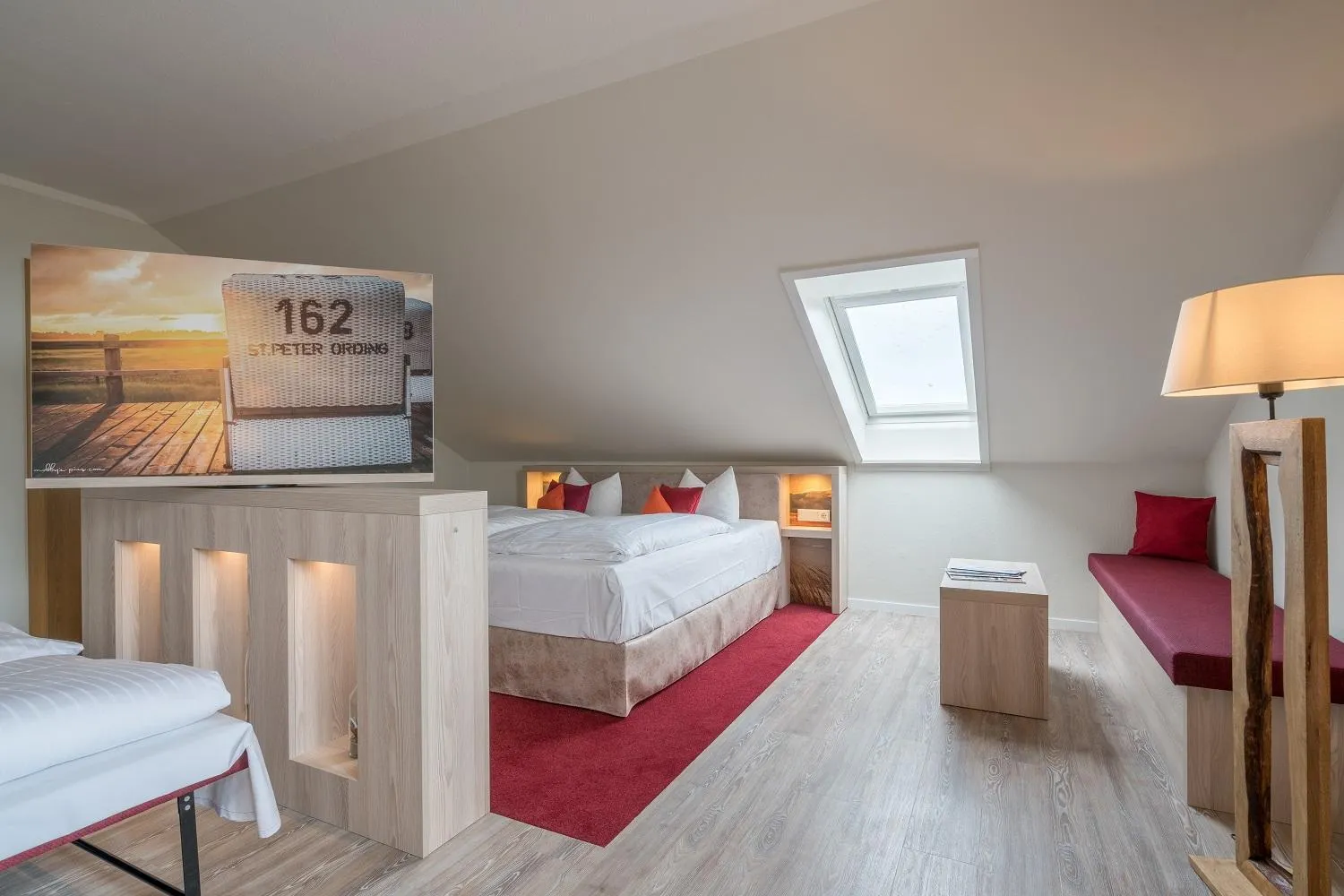 Bed in Hotel Garni Kölfhamm