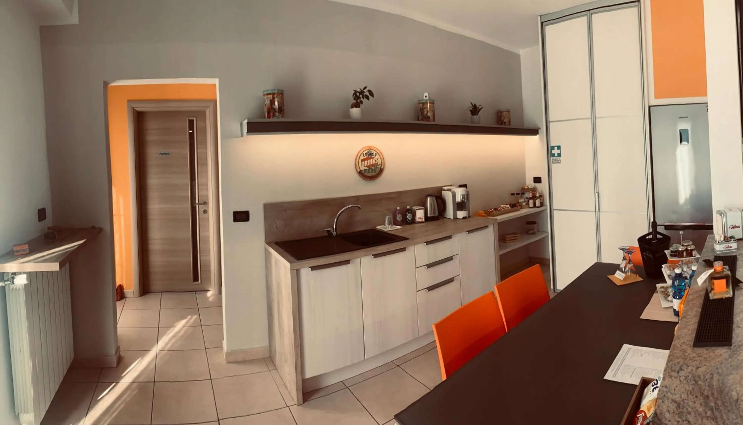 Dining area in BB Borgo Biella