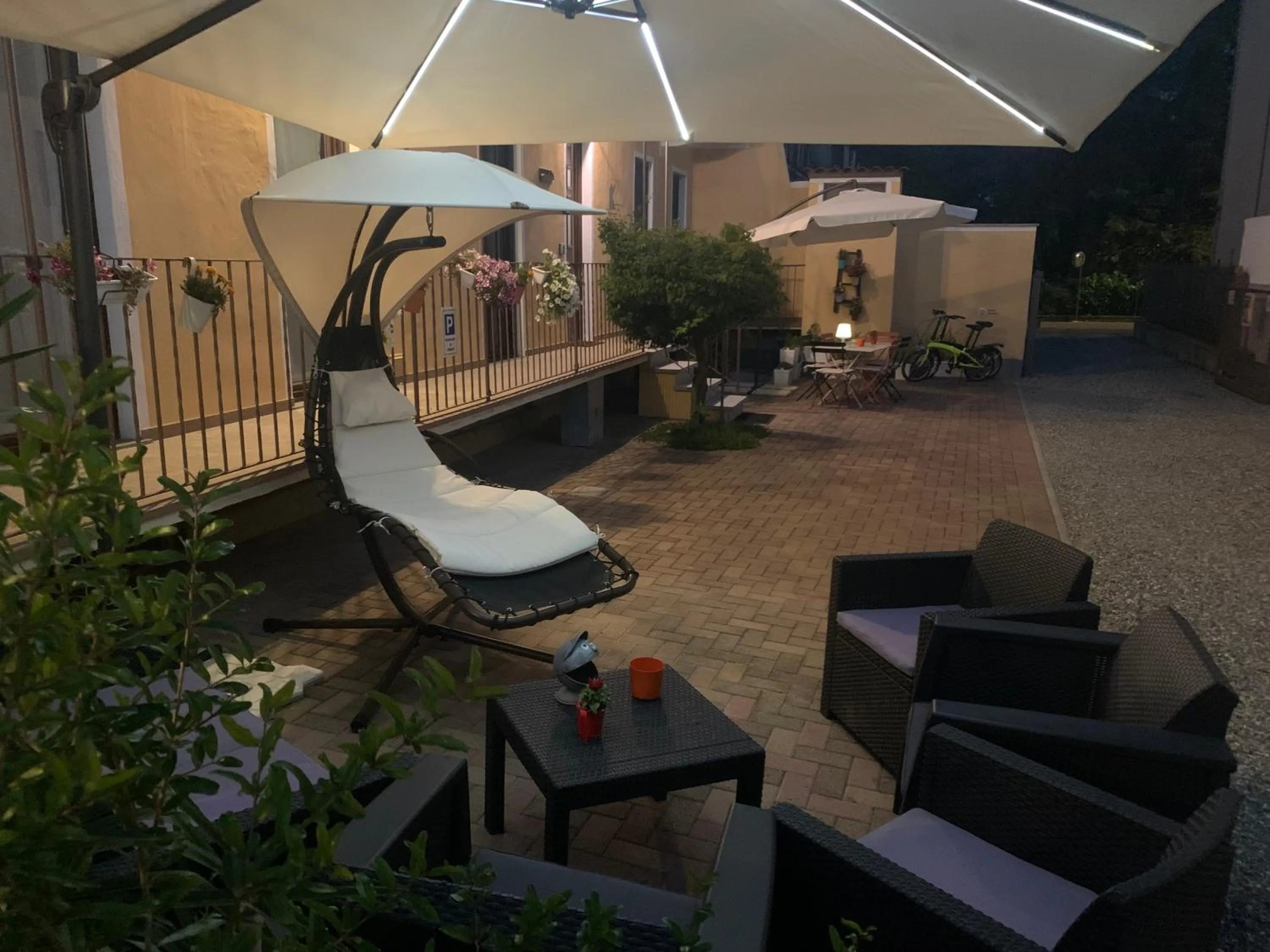 Inner courtyard view in BB Borgo Biella