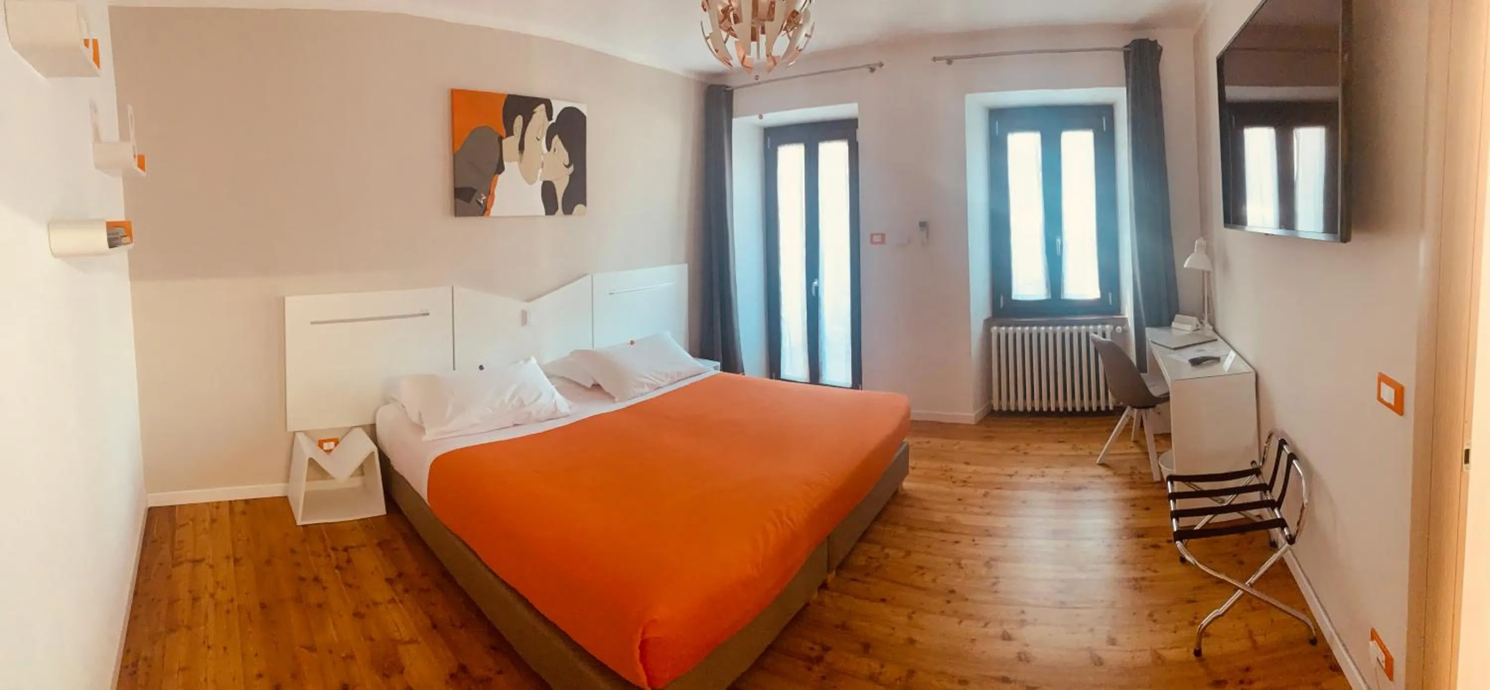 Photo of the whole room, Bed in BB Borgo Biella
