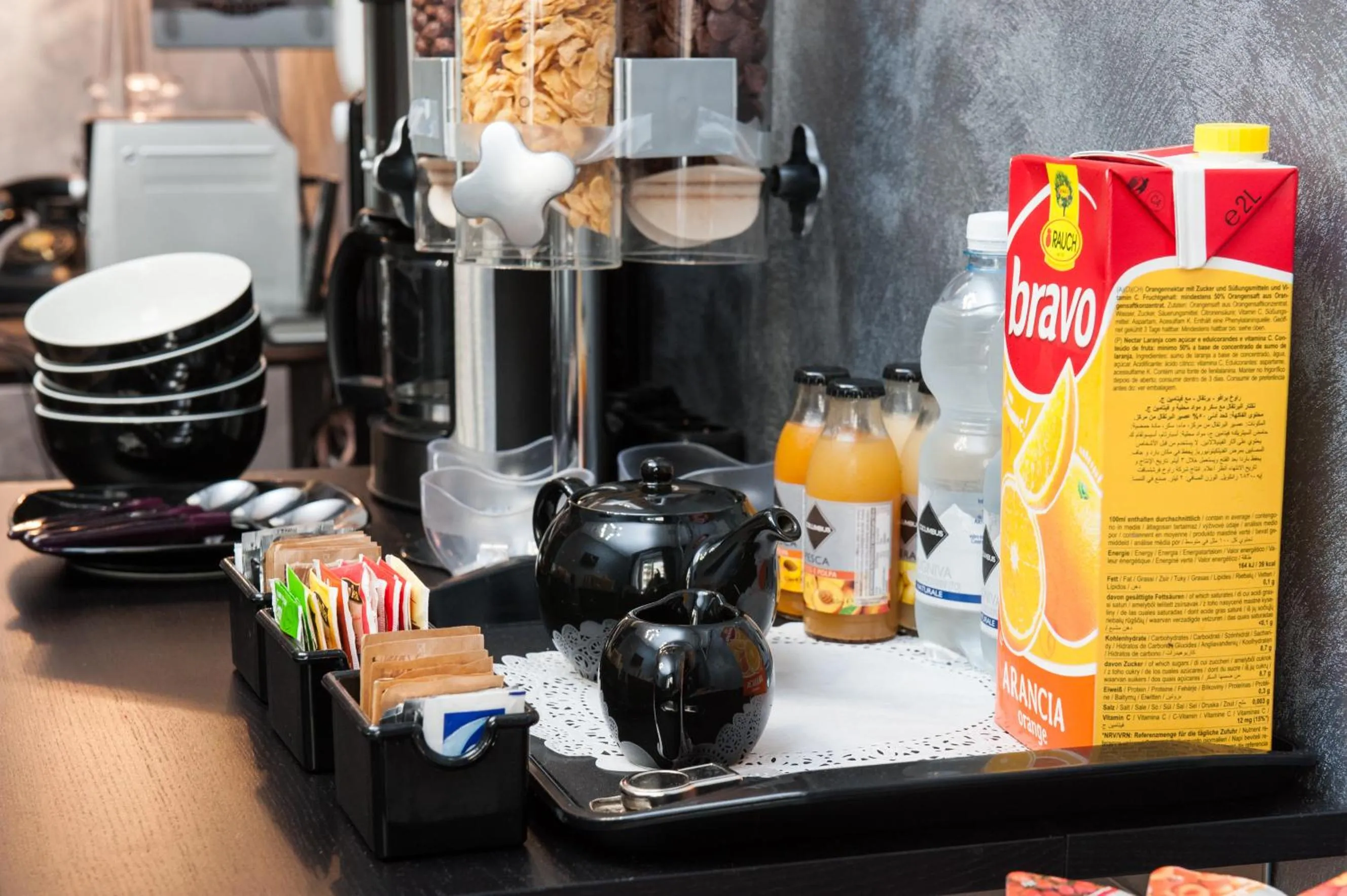 Food close-up in Domus Fabiola - Vaticano
