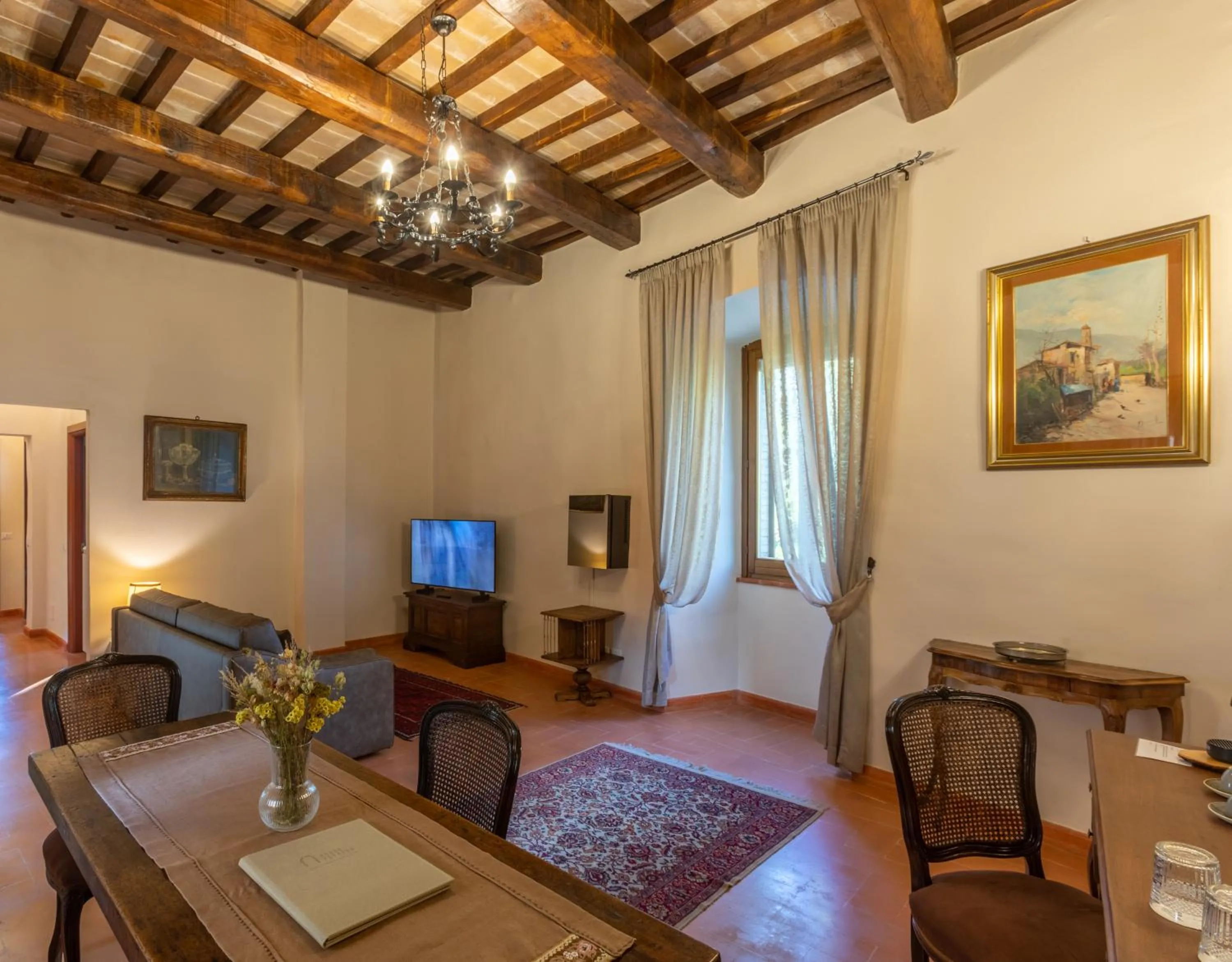 Living room in Borgo Petroro