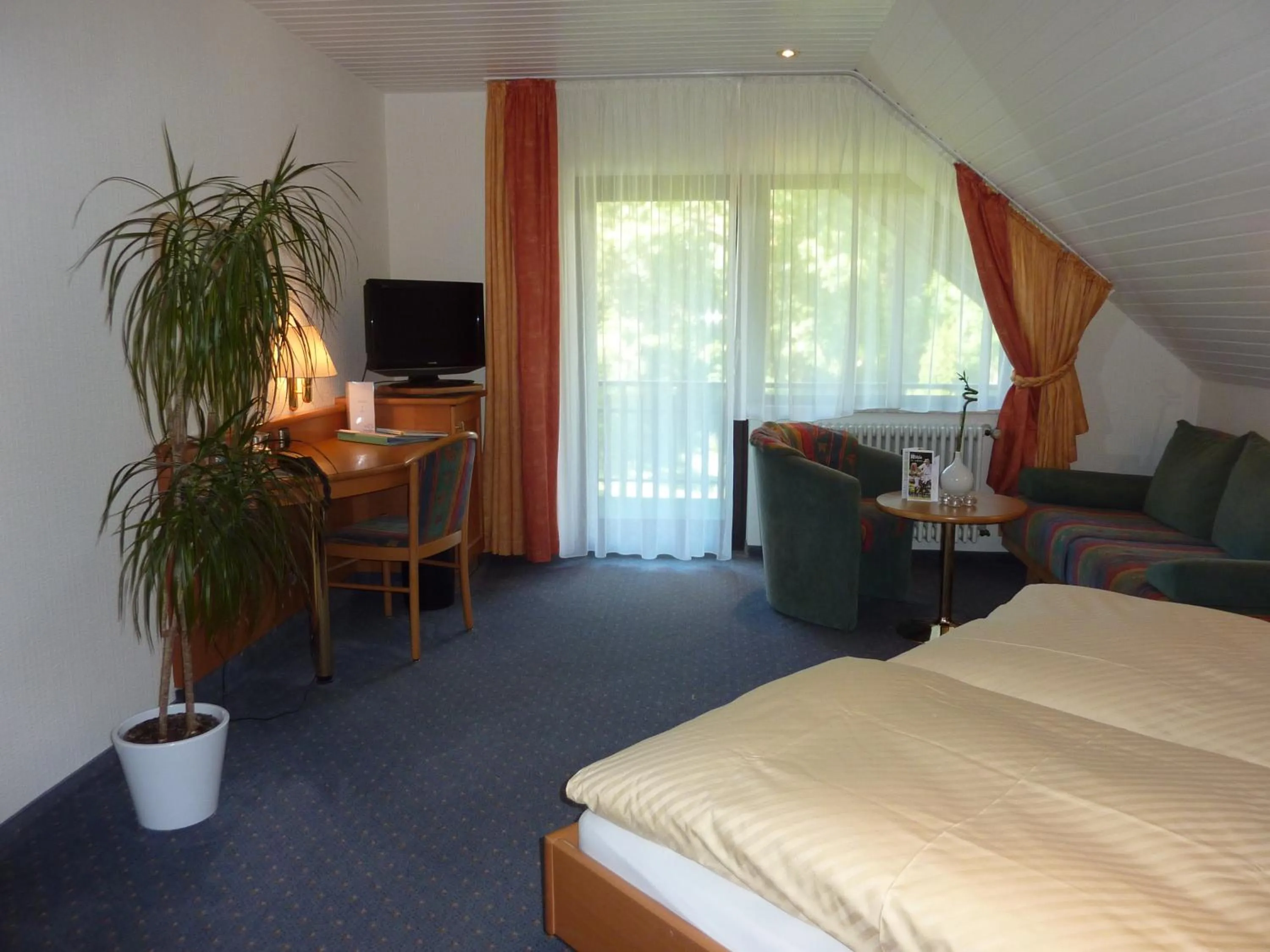 Photo of the whole room, Bed in Landhotel Mühle zu Gersbach