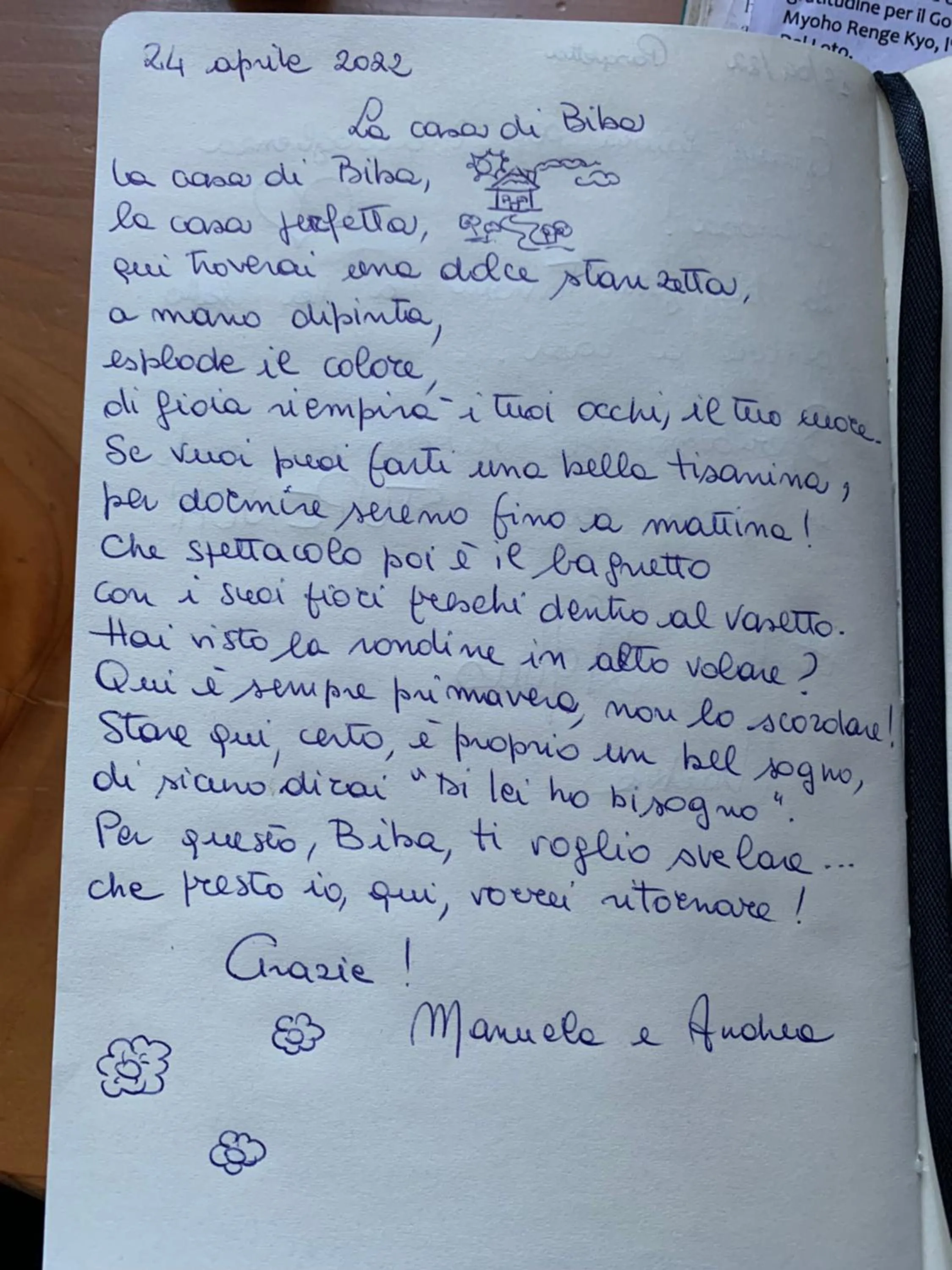 Decorative detail in La Casa di Biba