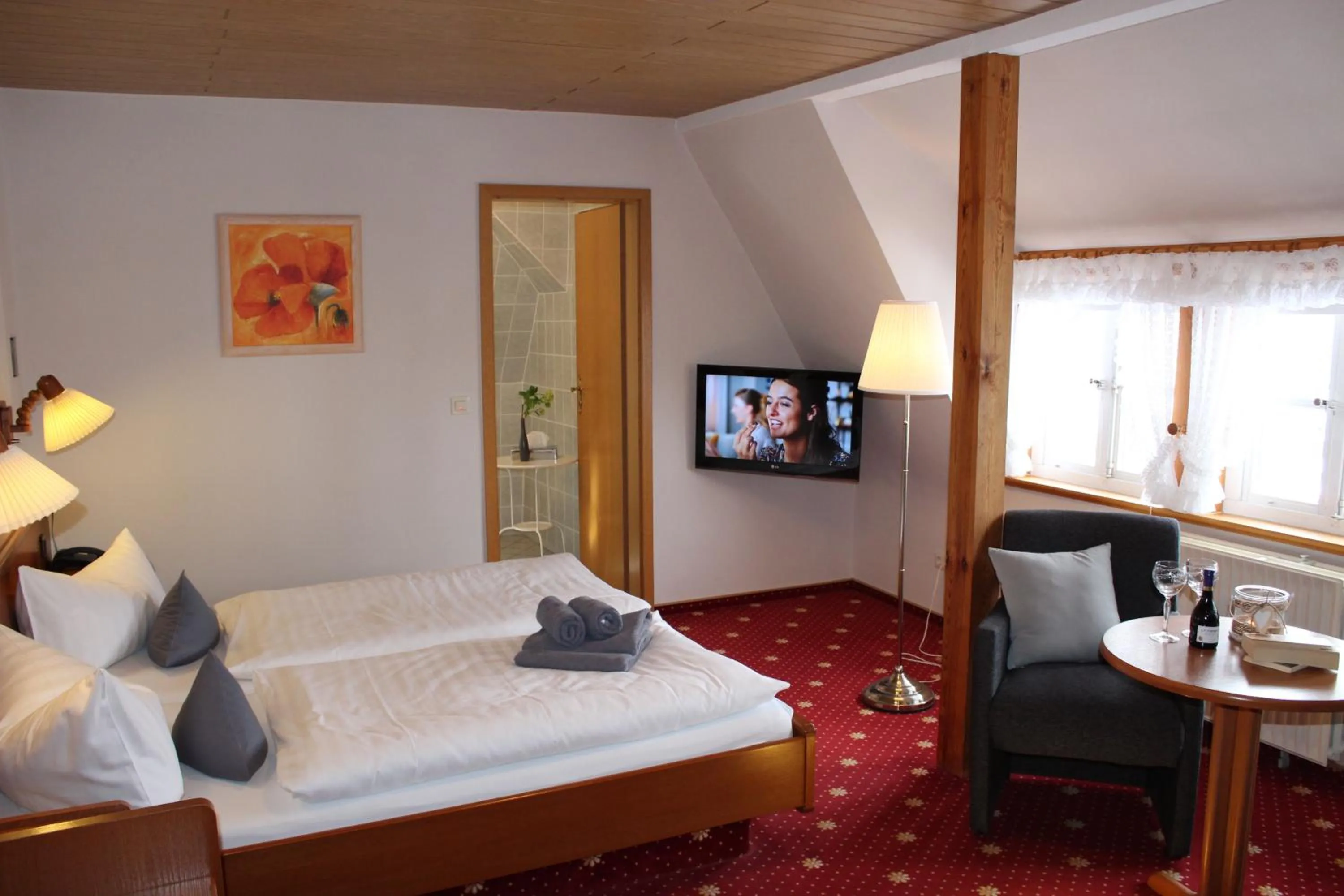 Photo of the whole room, Bed in Ferien- und Wellnesshotel Waldfrieden