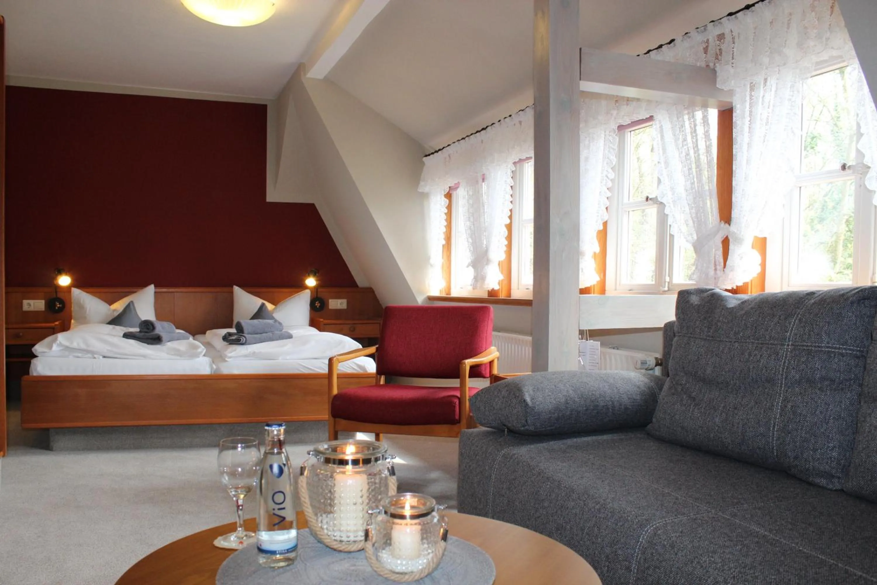 Garden view, Bed in Ferien- und Wellnesshotel Waldfrieden