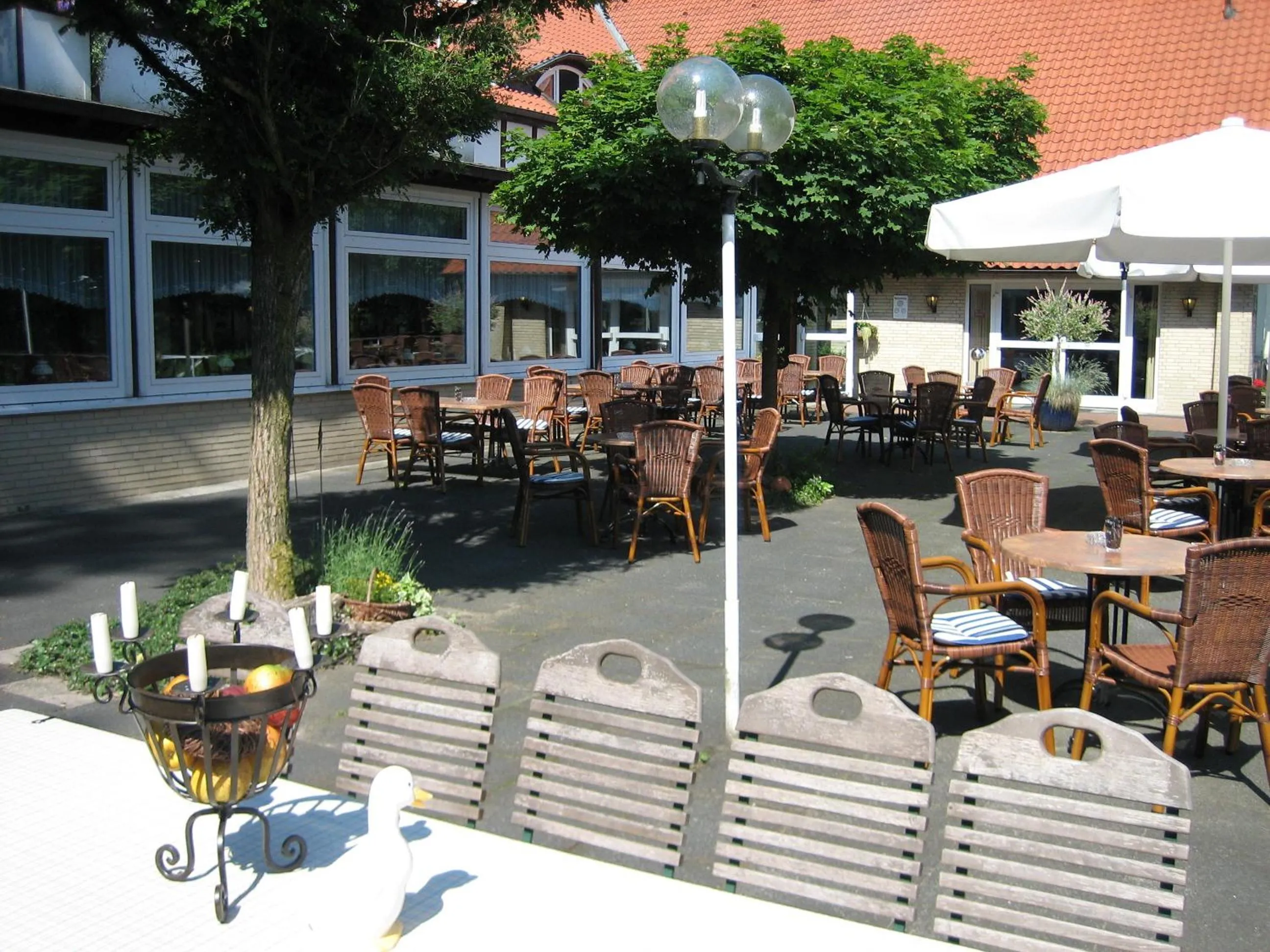 Patio in Ferien- und Wellnesshotel Waldfrieden