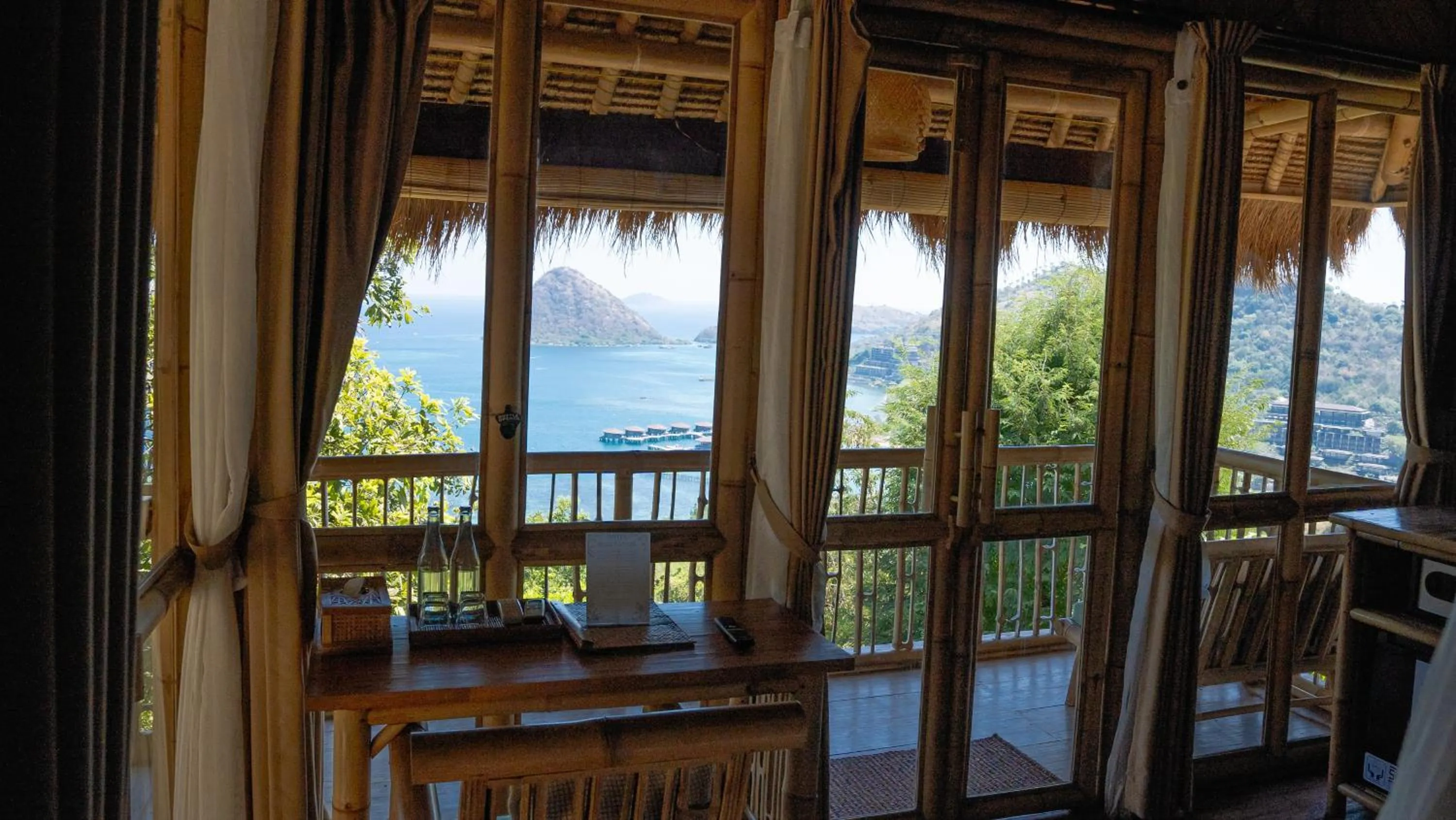 Bedroom in Elang Hillside Bamboo Villas