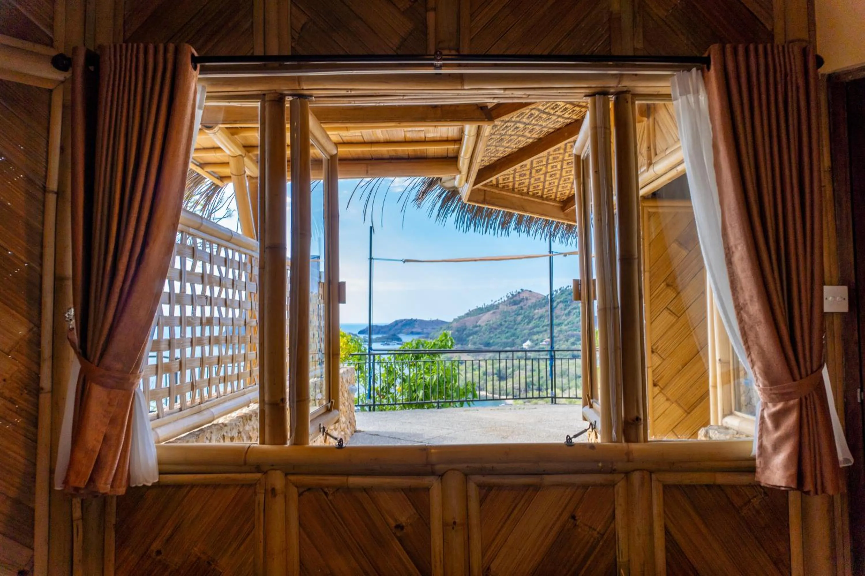 Bedroom in Elang Hillside Bamboo Villas