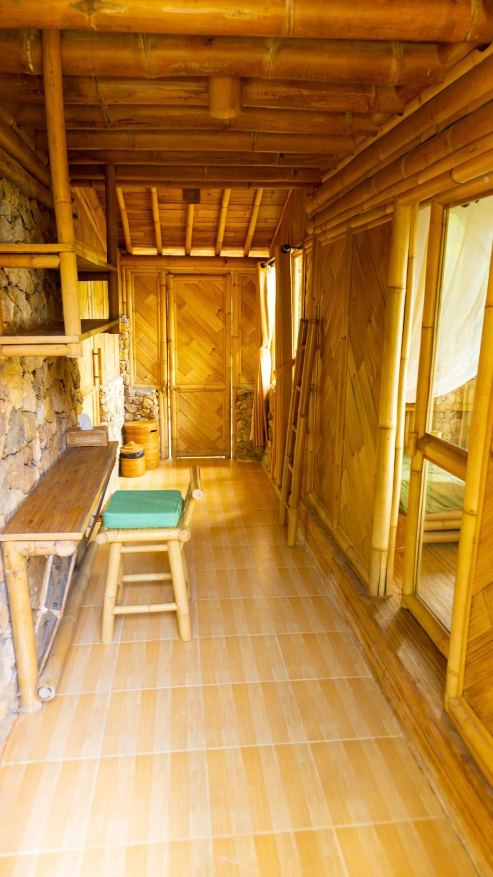 Balcony/Terrace in Elang Hillside Bamboo Villas