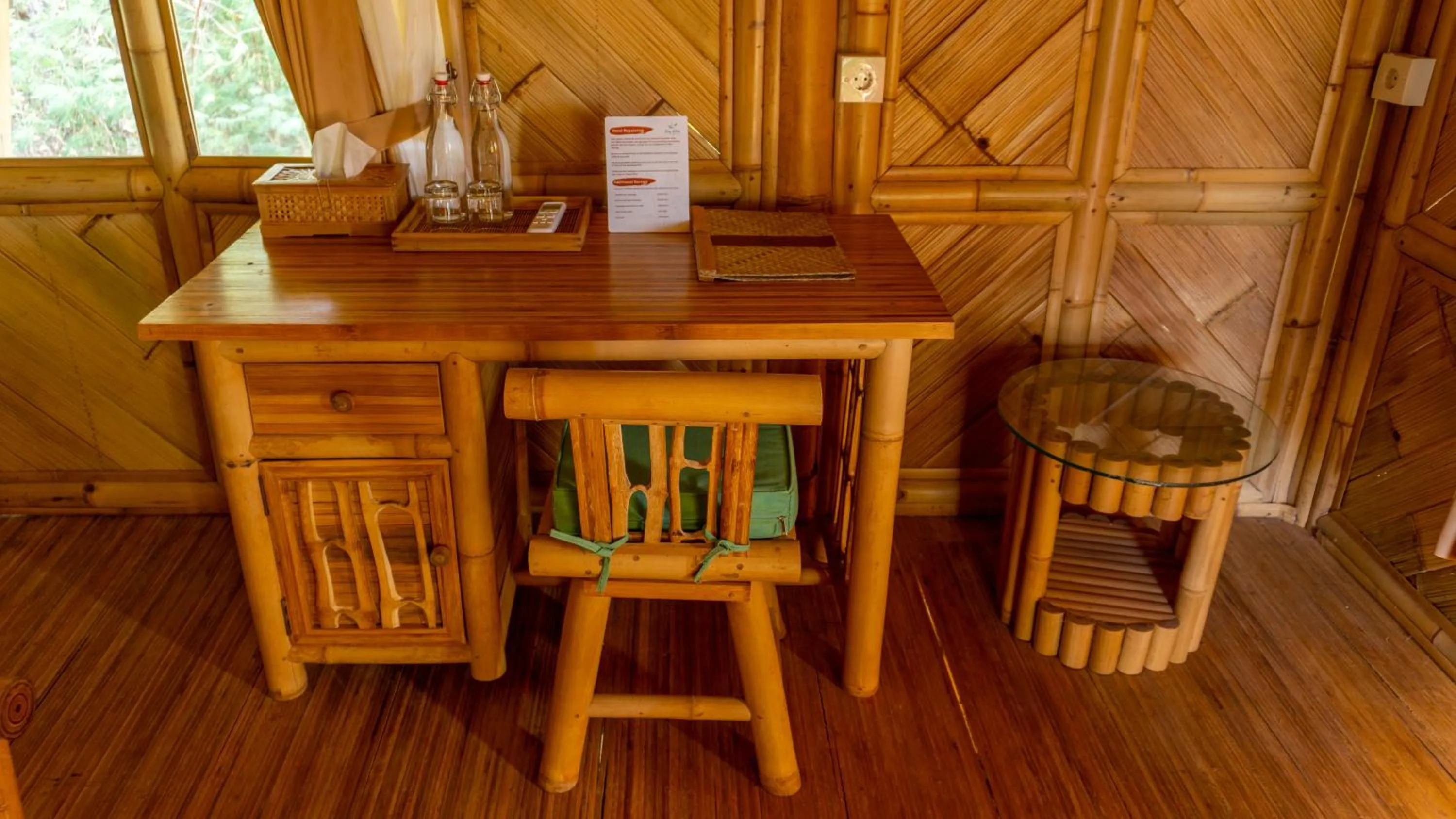 Bedroom in Elang Hillside Bamboo Villas