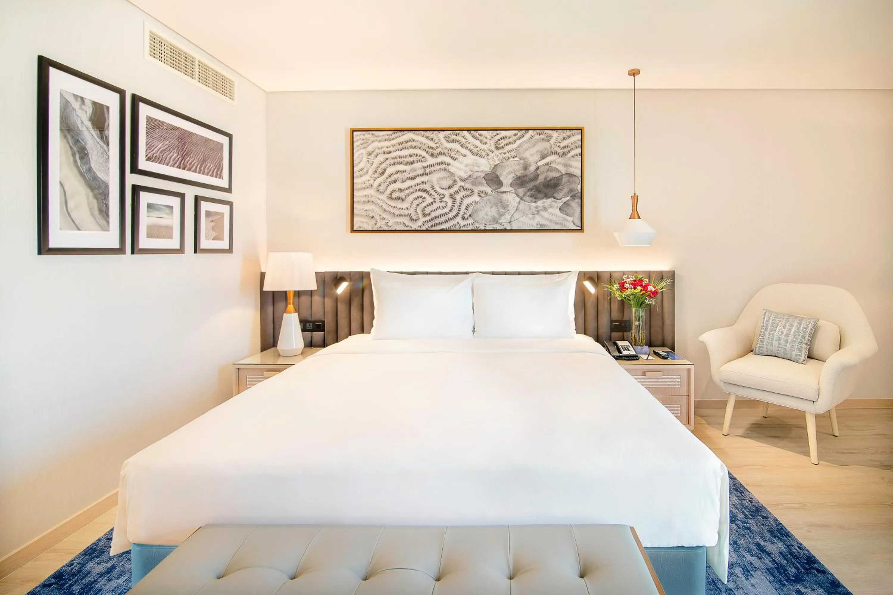 Bed in Radisson Blu Hotel & Resort, Abu Dhabi Corniche