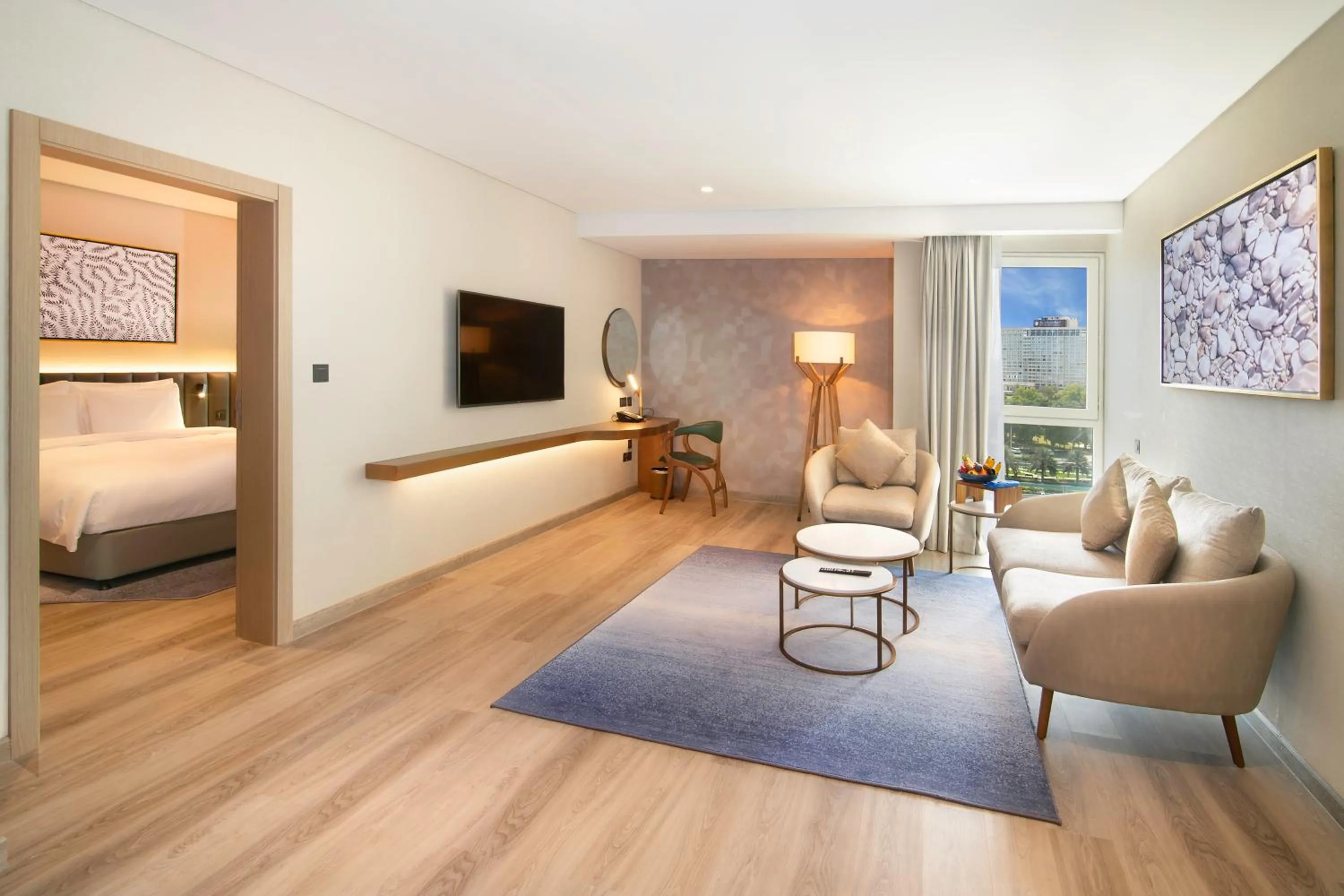 TV and multimedia in Radisson Blu Hotel & Resort, Abu Dhabi Corniche