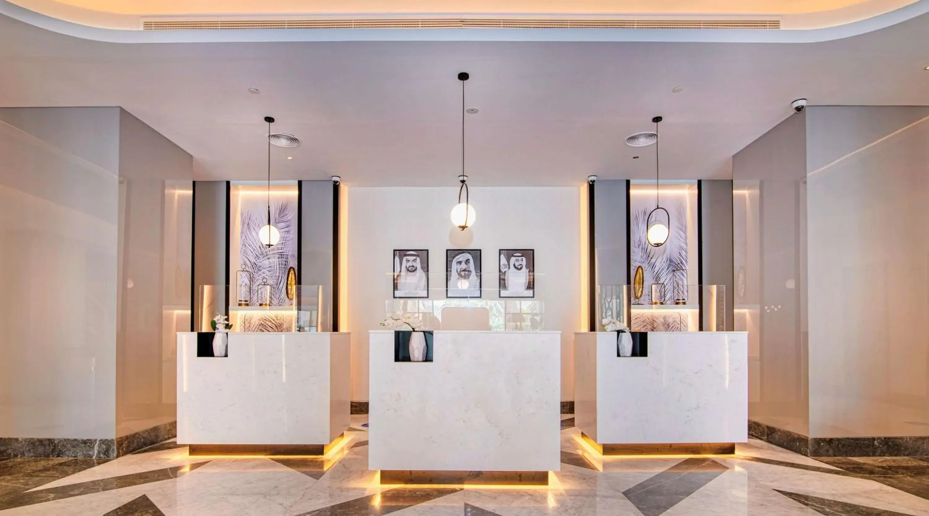Lobby or reception in Radisson Blu Hotel & Resort, Abu Dhabi Corniche Lobby or reception in Radisson Blu Hotel & Resort, Abu Dhabi Corniche