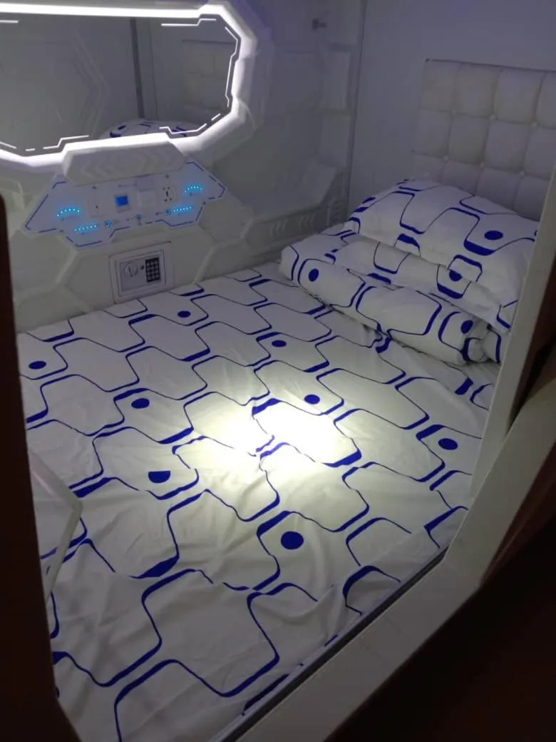 Bed in Vspace Guesthouse Capsule & Cafe