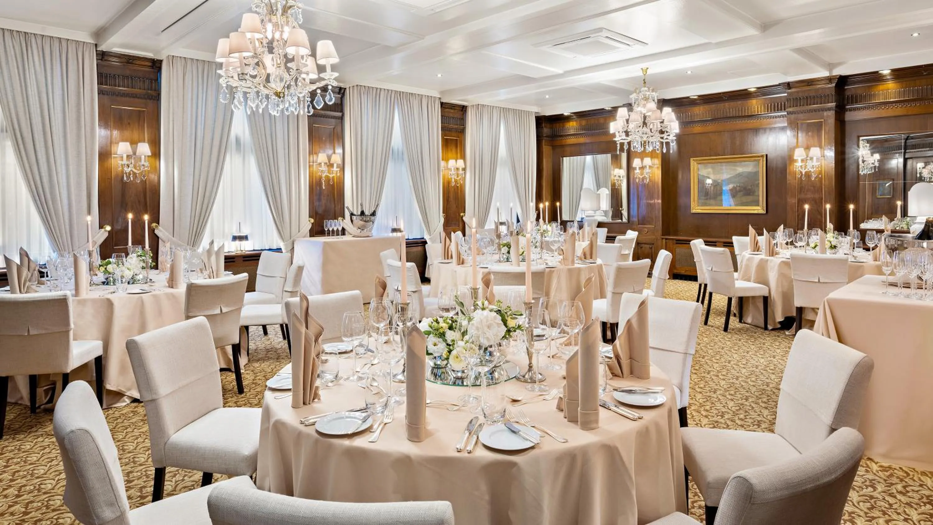 Banquet/Function facilities in Hotel Europäischer Hof Heidelberg, Bestes Hotel Deutschlands in historischer Architektur
