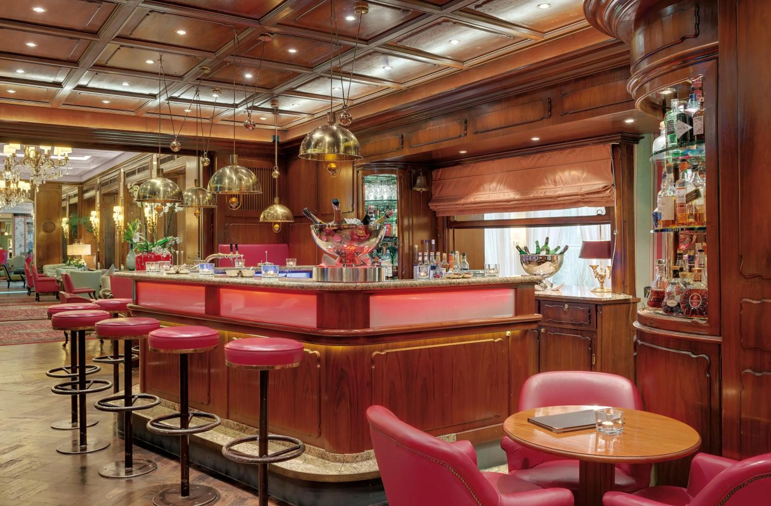 Lounge or bar in Hotel Europäischer Hof Heidelberg, Bestes Hotel Deutschlands in historischer Architektur