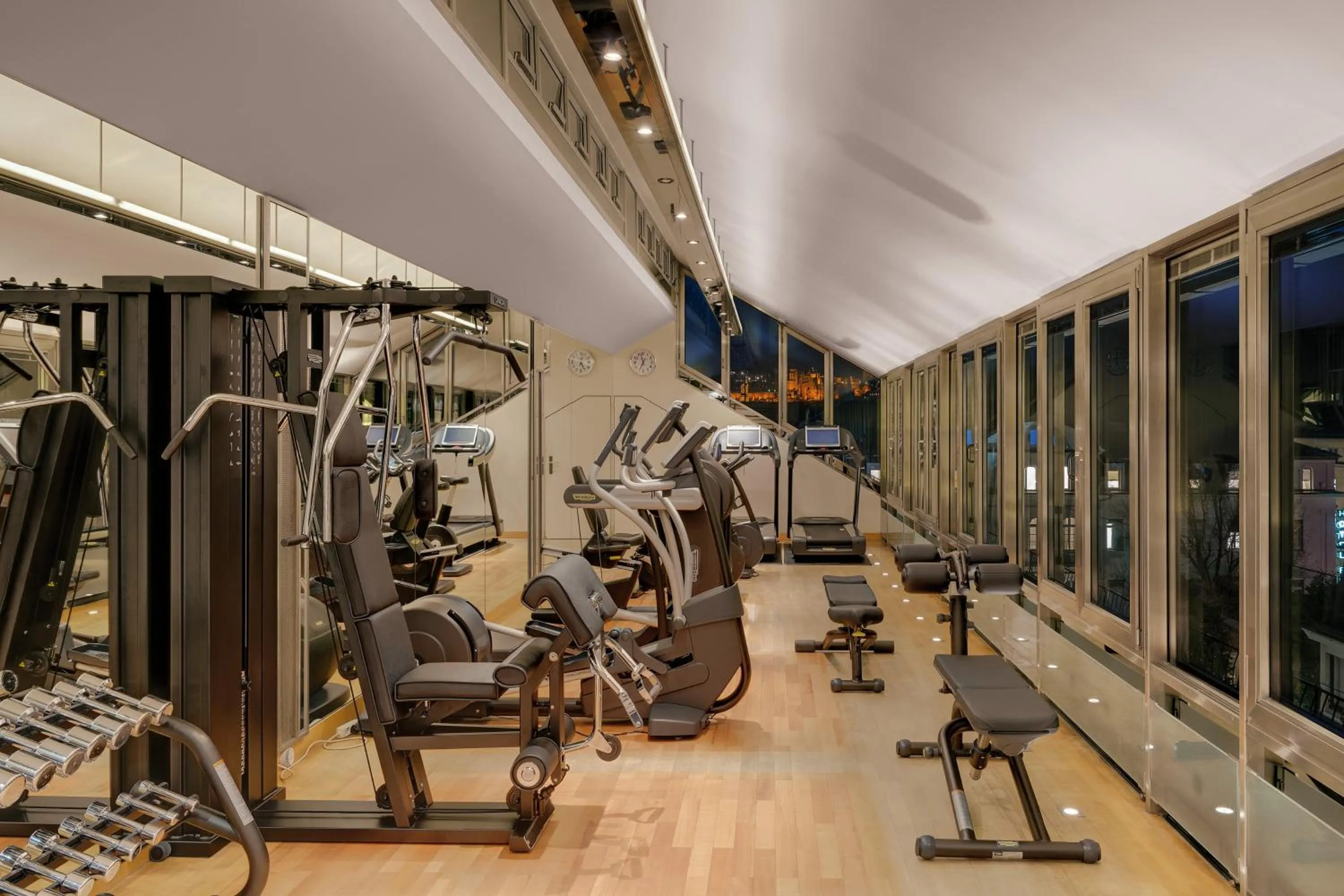 Fitness centre/facilities in Hotel Europäischer Hof Heidelberg, Bestes Hotel Deutschlands in historischer Architektur