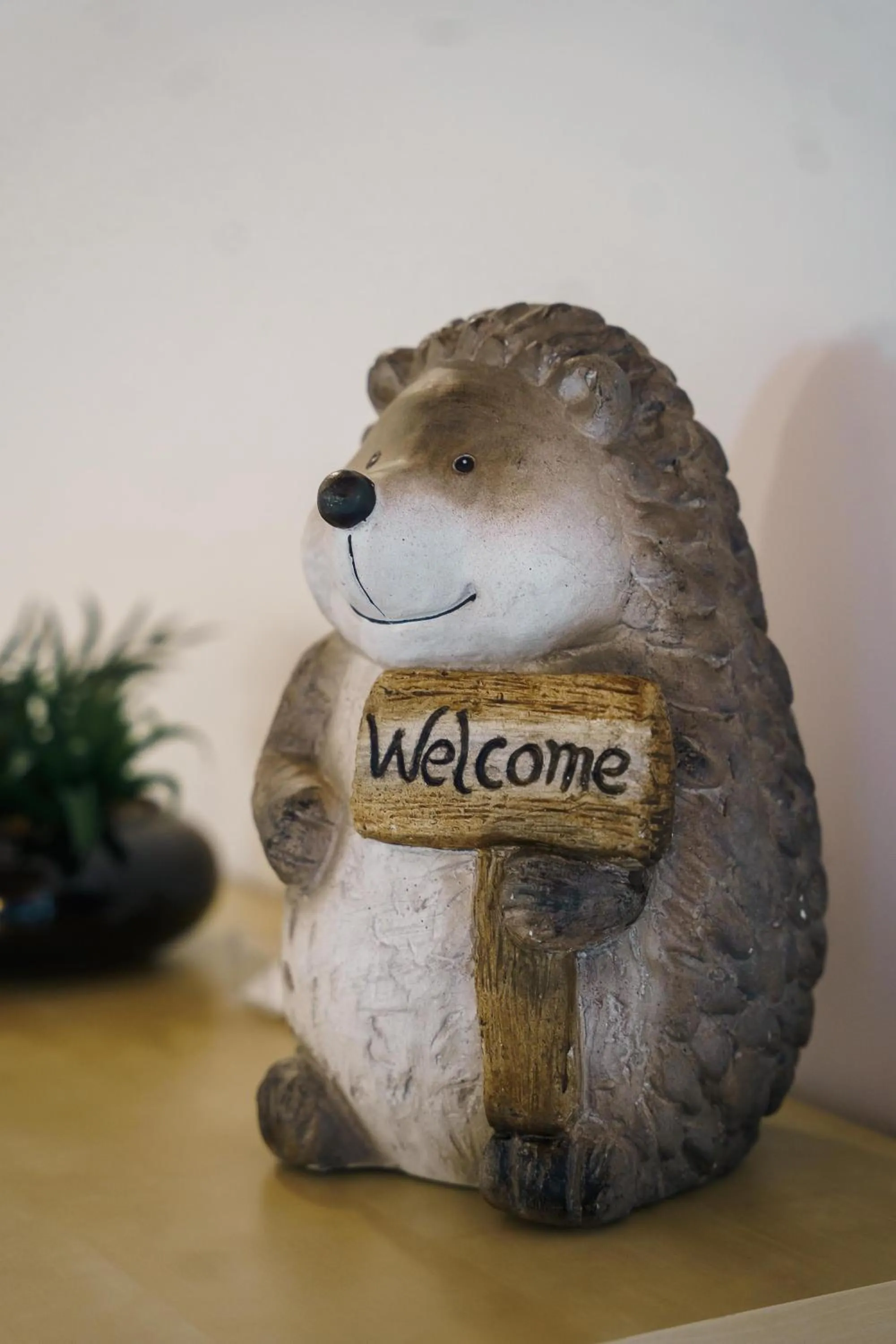 Text overlay in Tana del Riccio