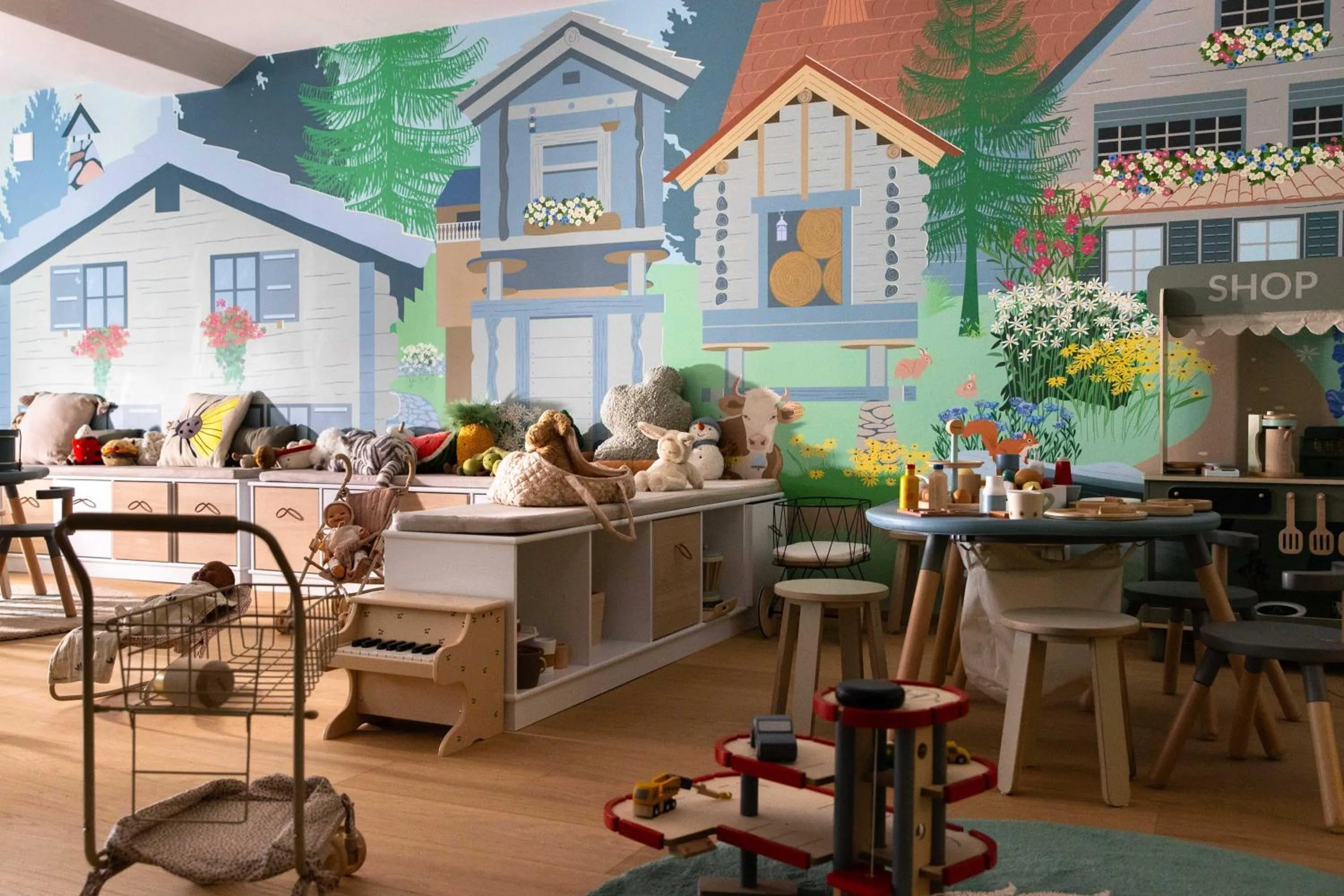 Kids's club in Mont Cervin Palace