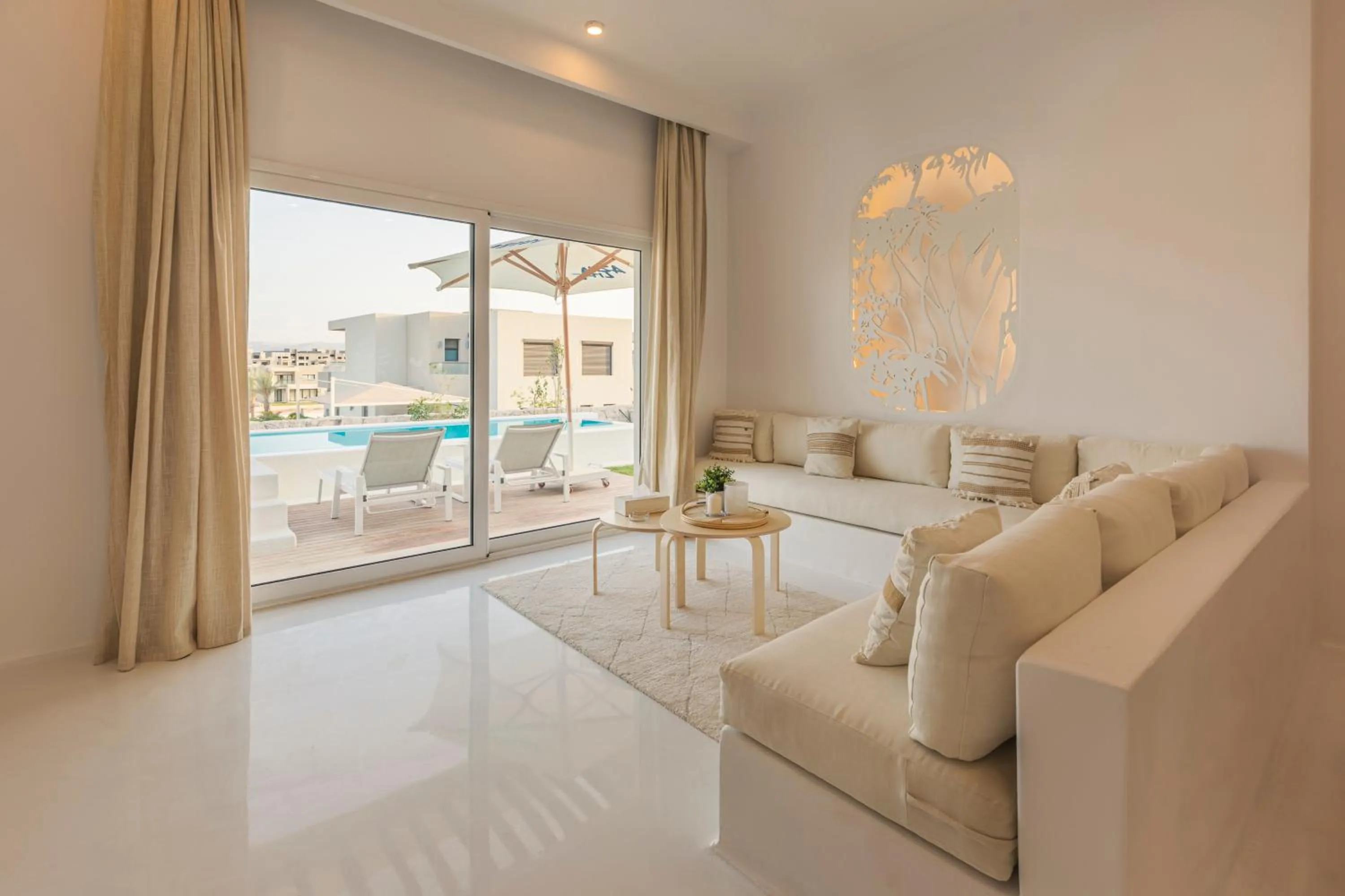 Living room in Tanoak Resort