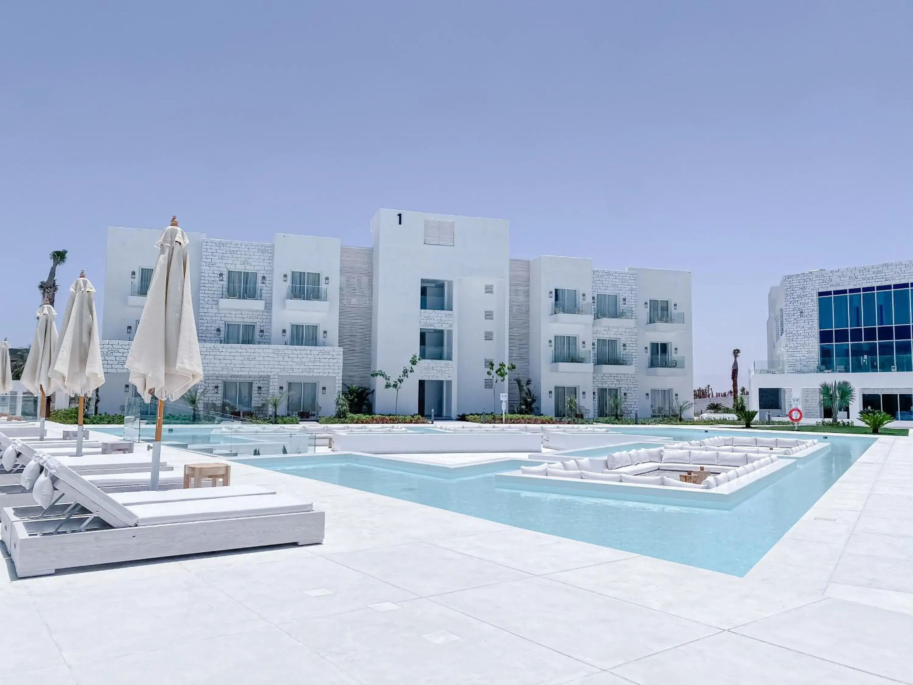 Pool view in Tanoak Resort Pool view in Tanoak Resort