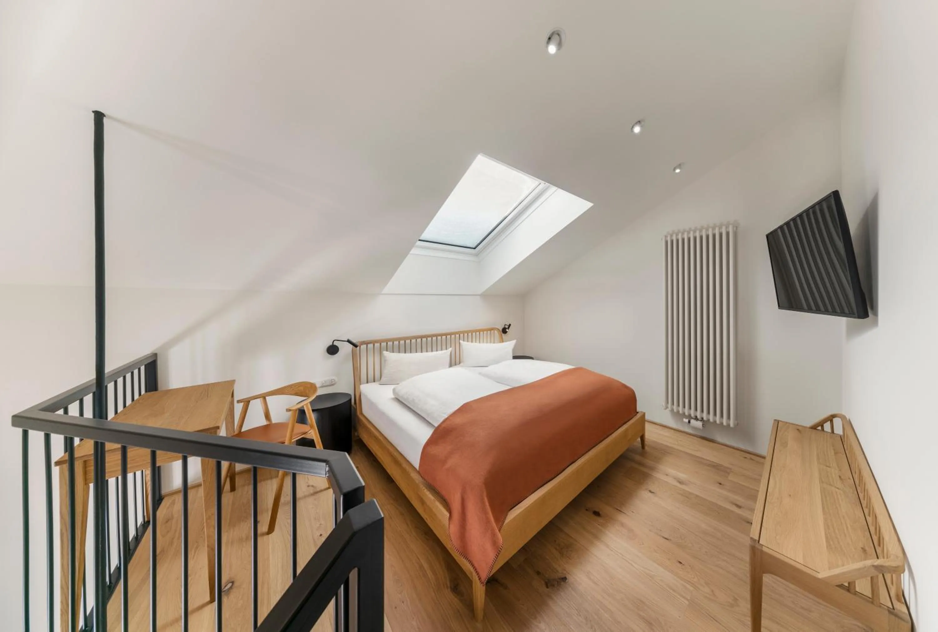 Bed in Posthotel Lechtal, Arlberg